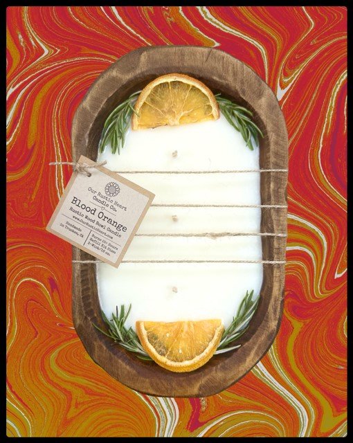 handmade, rustic, eco friendly, candles, refillable candles, custom candles, long lasting candles, wood candles, rustic candles, Our Rustic Heart