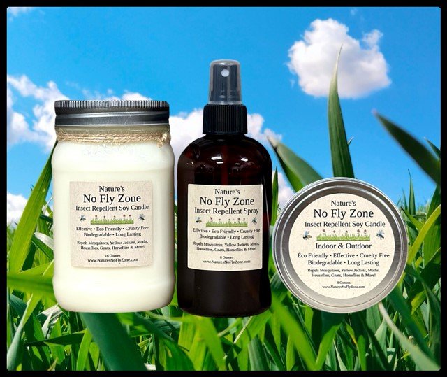 natural insect repellent, eco friendly insect repellent, best insect repellent, mosquito repellent, yellow jacket repellent, fly repellent, popular insect repellent, non toxic insect repellent, Nature's No Fly Zone Insect Repellent