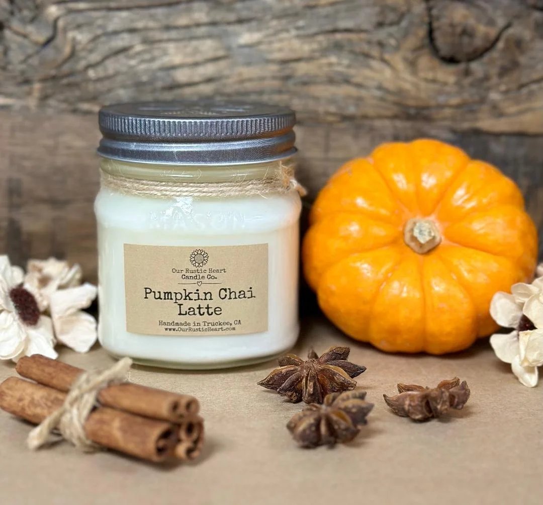 rustic soy candles, farmhouse candles, eco friendly candles, mason candles, best fall candles, best soy candles, fall soy candles, candle gifts