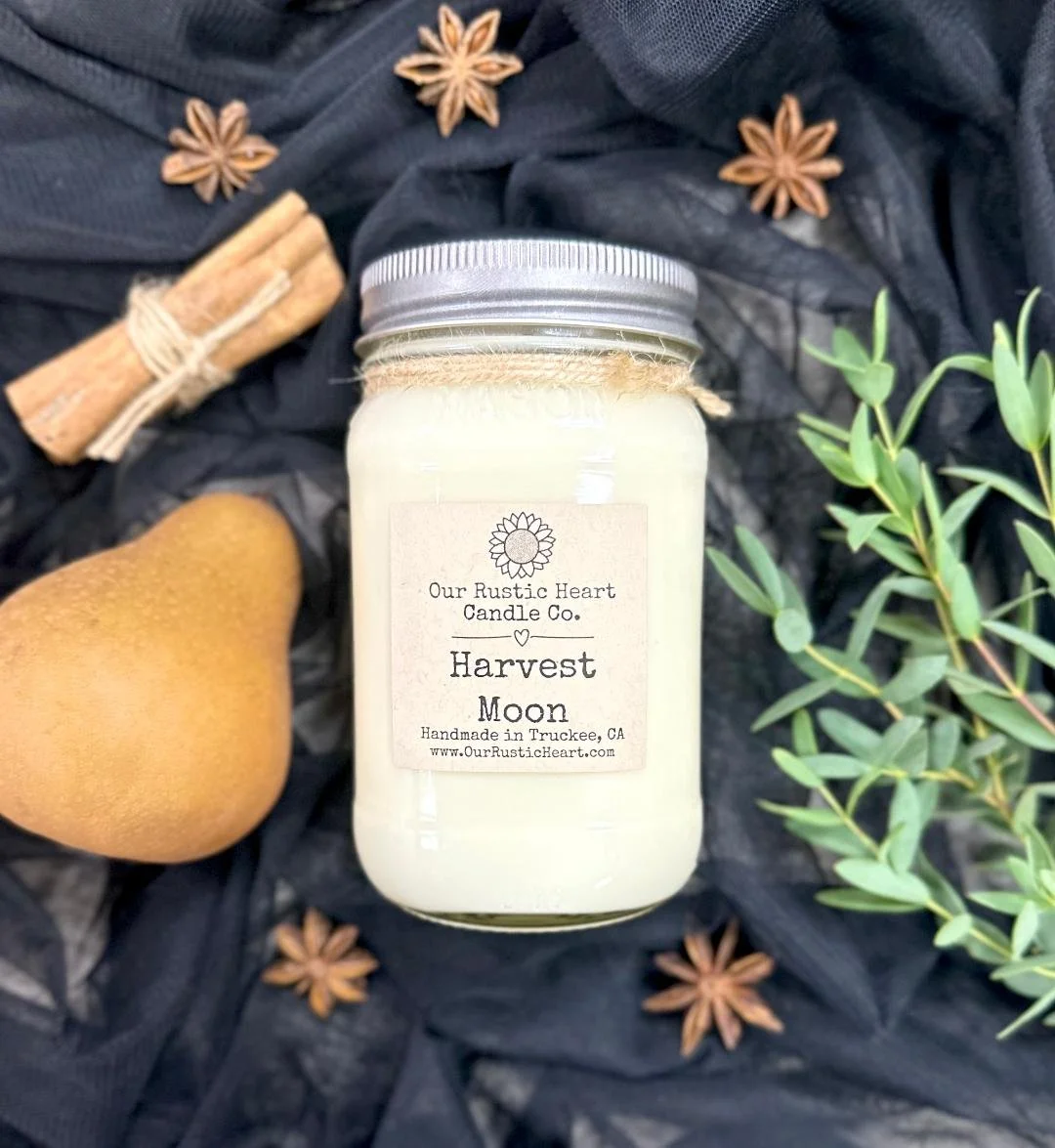 rustic soy candles, farmhouse candles, eco friendly candles, mason candles, best fall candles, best soy candles, fall soy candles, candle gifts