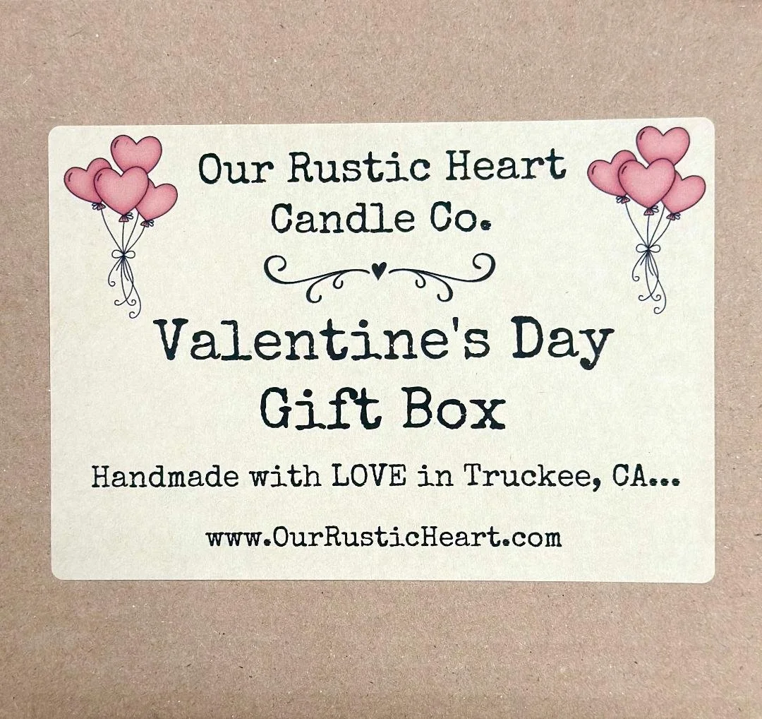 Valentine's Day Heart Candles, Custom Heart Candles, Valentine's Day refillable heart candles, Valentine's Day candle gifts, rustic Valentine's Day heart candle gifts, Our Rustic Heart