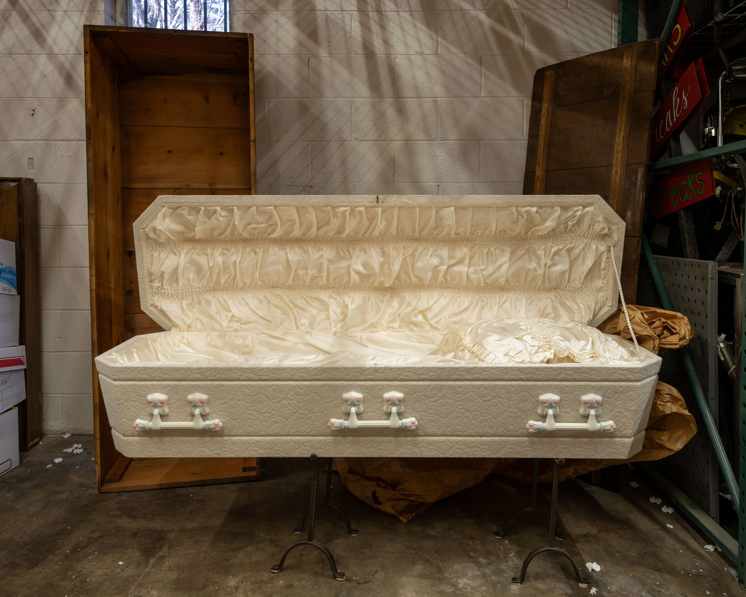 Multiple antique coffins available