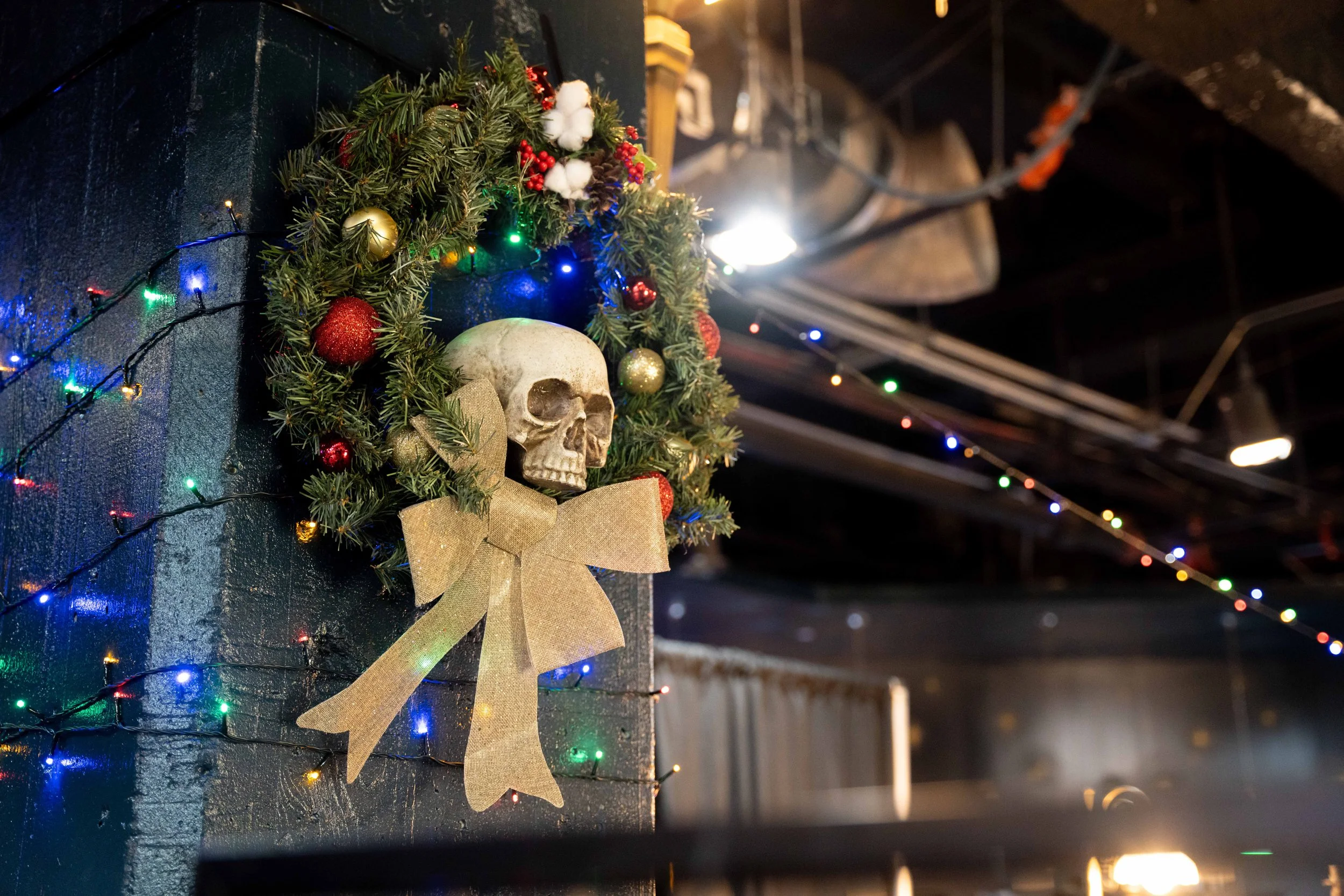 Detail of Christmas event design