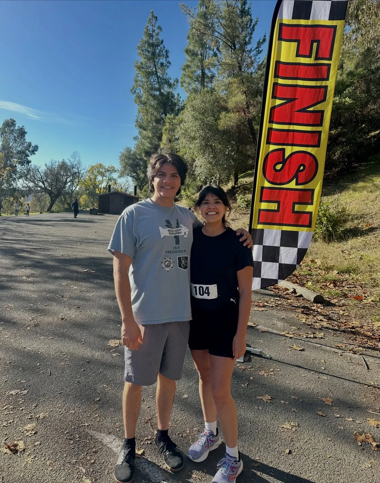 Finished my first 5k thanks to my baby brother encouraging us to do it together! 🏃🏻&zwj;♀️&zwj;➡️🏃🏻&zwj;♂️&zwj;➡️

This was a major highlight from the past 10 days of traveling to visit him. We also got to spend some auntie and uncle time with ou
