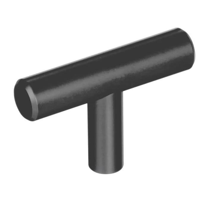 Amerock "Bar Pull" 1 15/16" Matte Black Knob