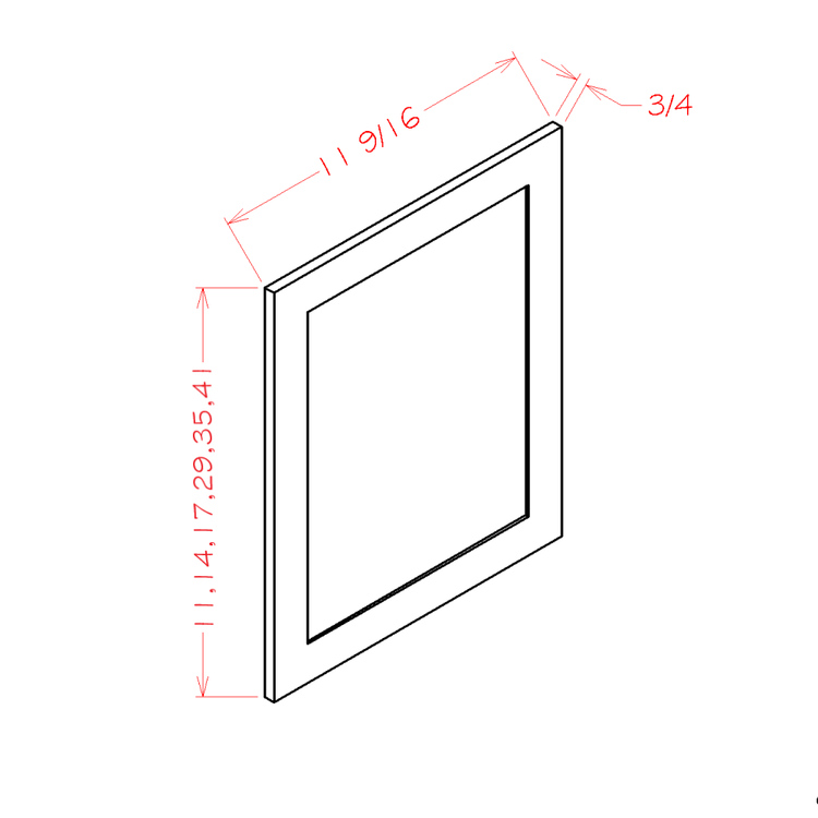 OW Wall Decorative End Panels 41"H