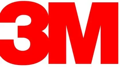 The 3M logo in red, featuring a large number 3 and M side by side.