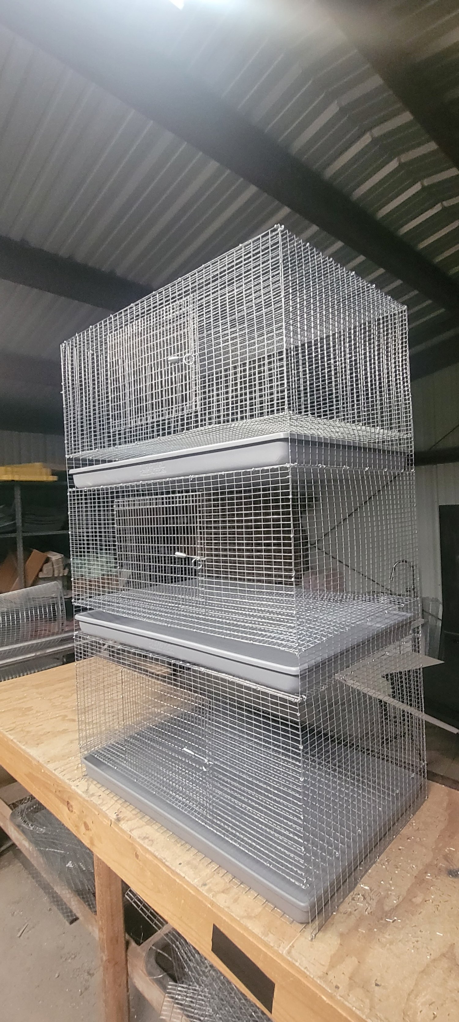 Stackable Rabbit Cages — Hostile Hare