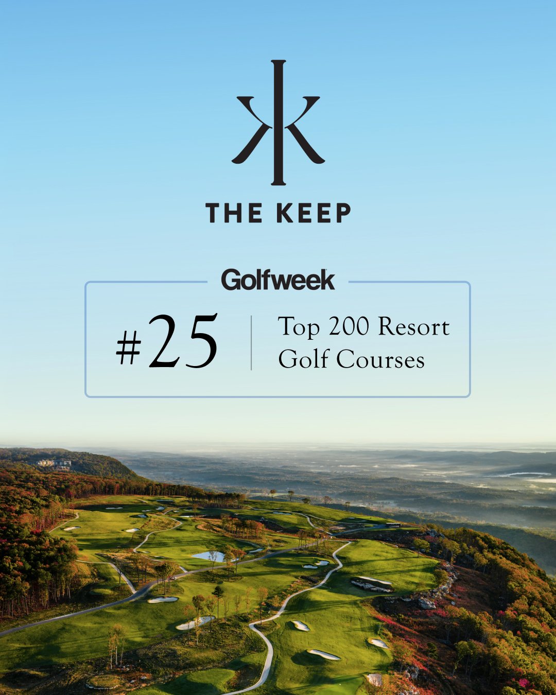 The Keep at McLemore Resort is honored to debut at #25 in Golfweek&rsquo;s Top 200 Resort Golf Courses in America. The new Bergin/Jones course joins The Highlands among the list of Top 200 courses making McLemore a premier golf destination. 

Read mo