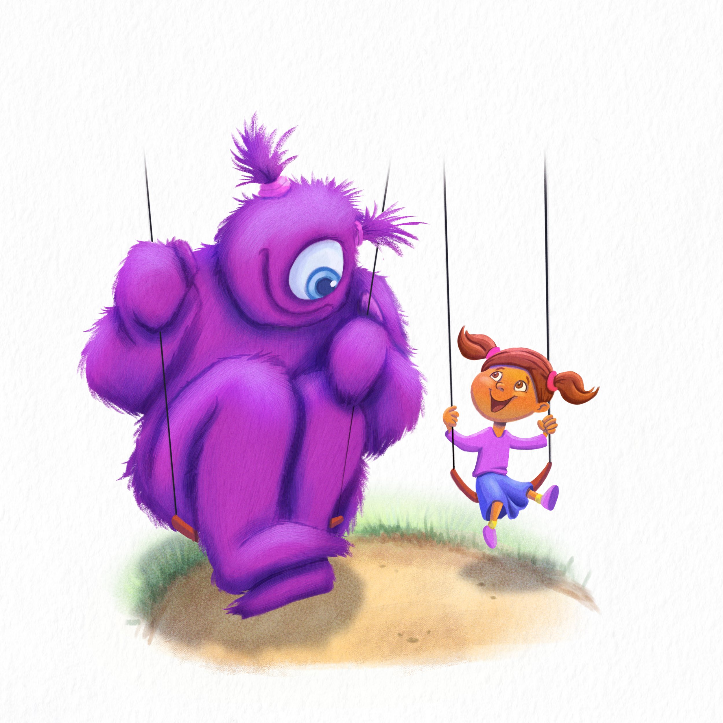 Girl Swinging With Her Monster copy.png