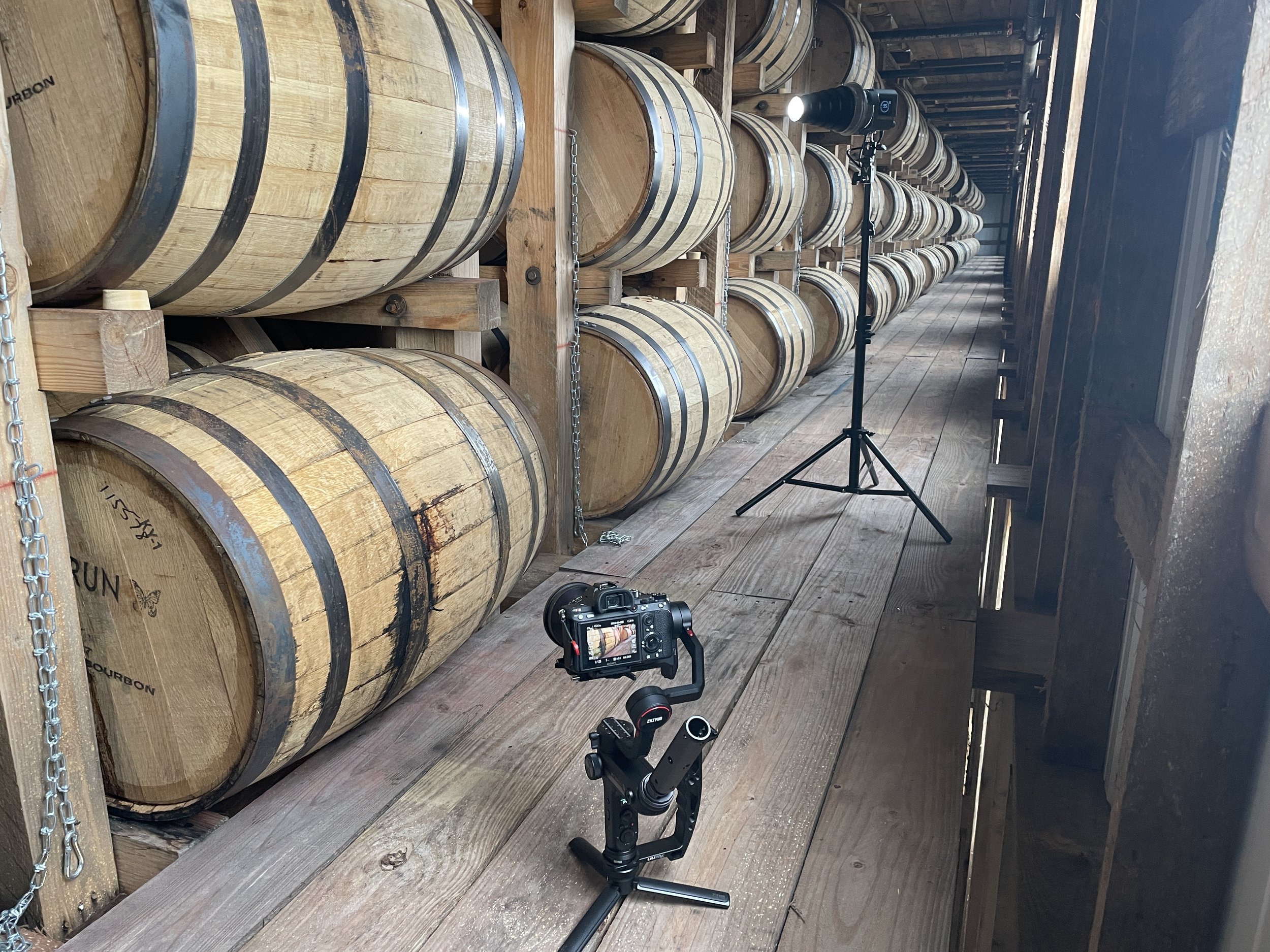 Bourbon Barrel House Video Shoot
