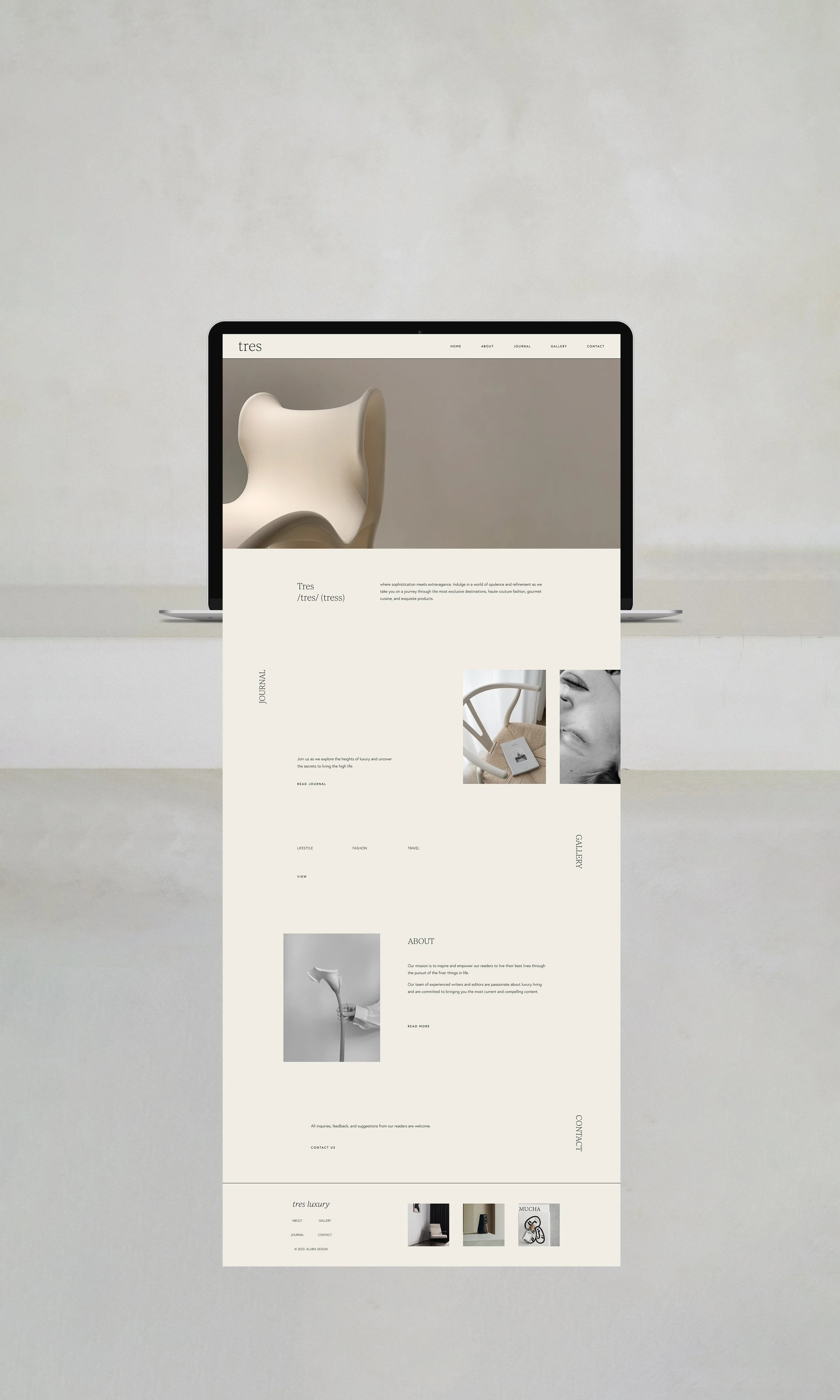 TRES | Squarespace Template