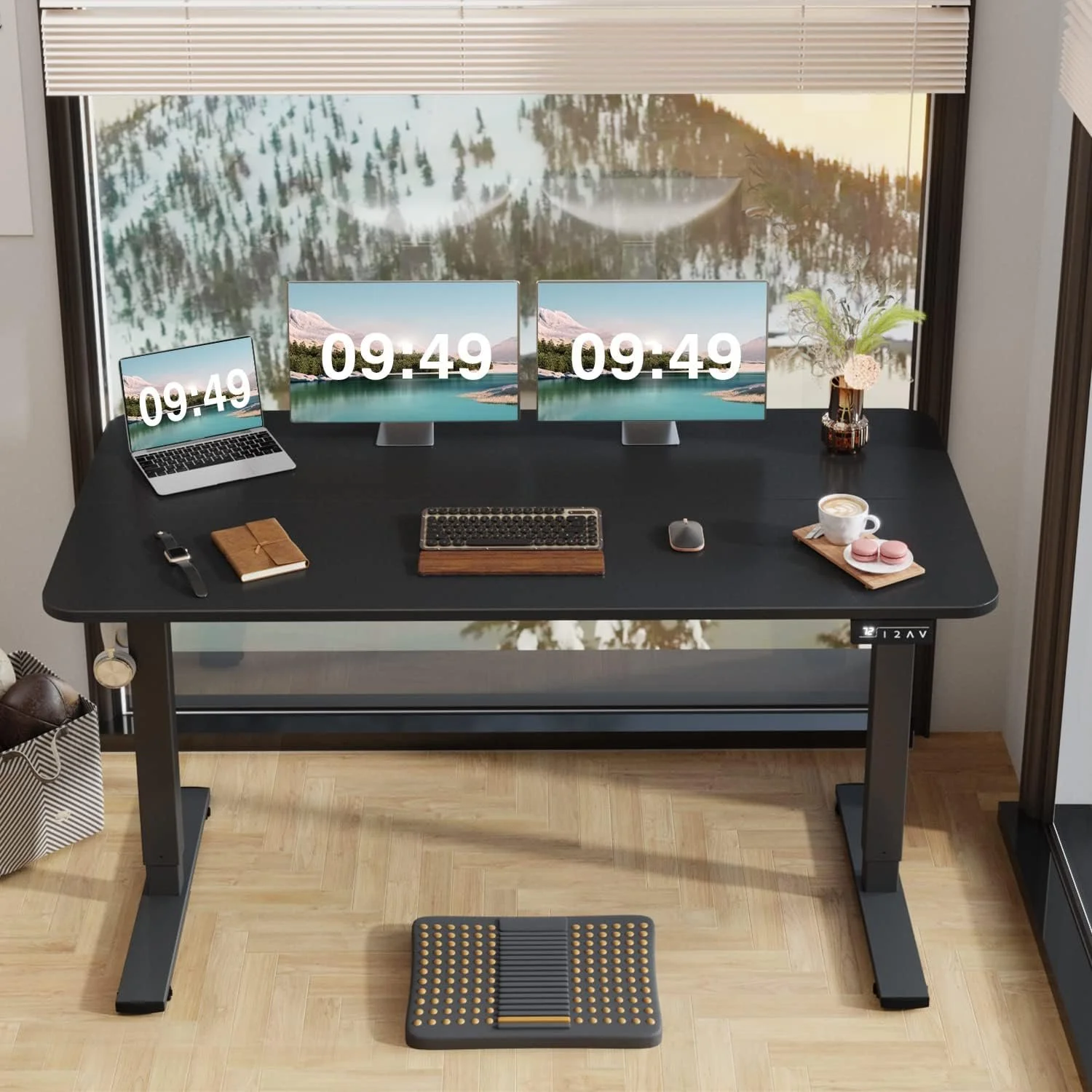 The recommended standing desk on Amazon for people with ADHD and have difficulty focusing at work.