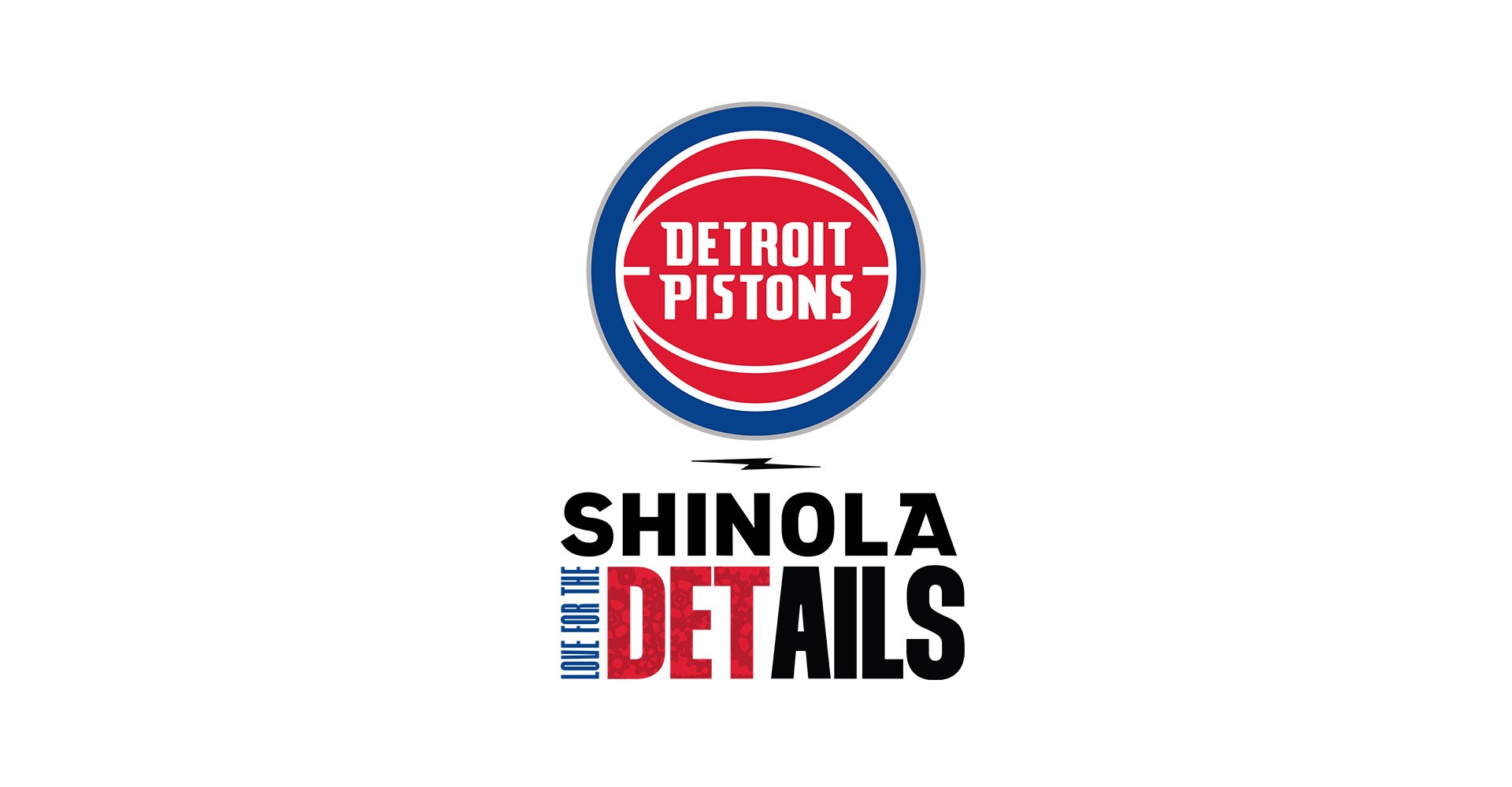 Detroit Pistons x Shinola