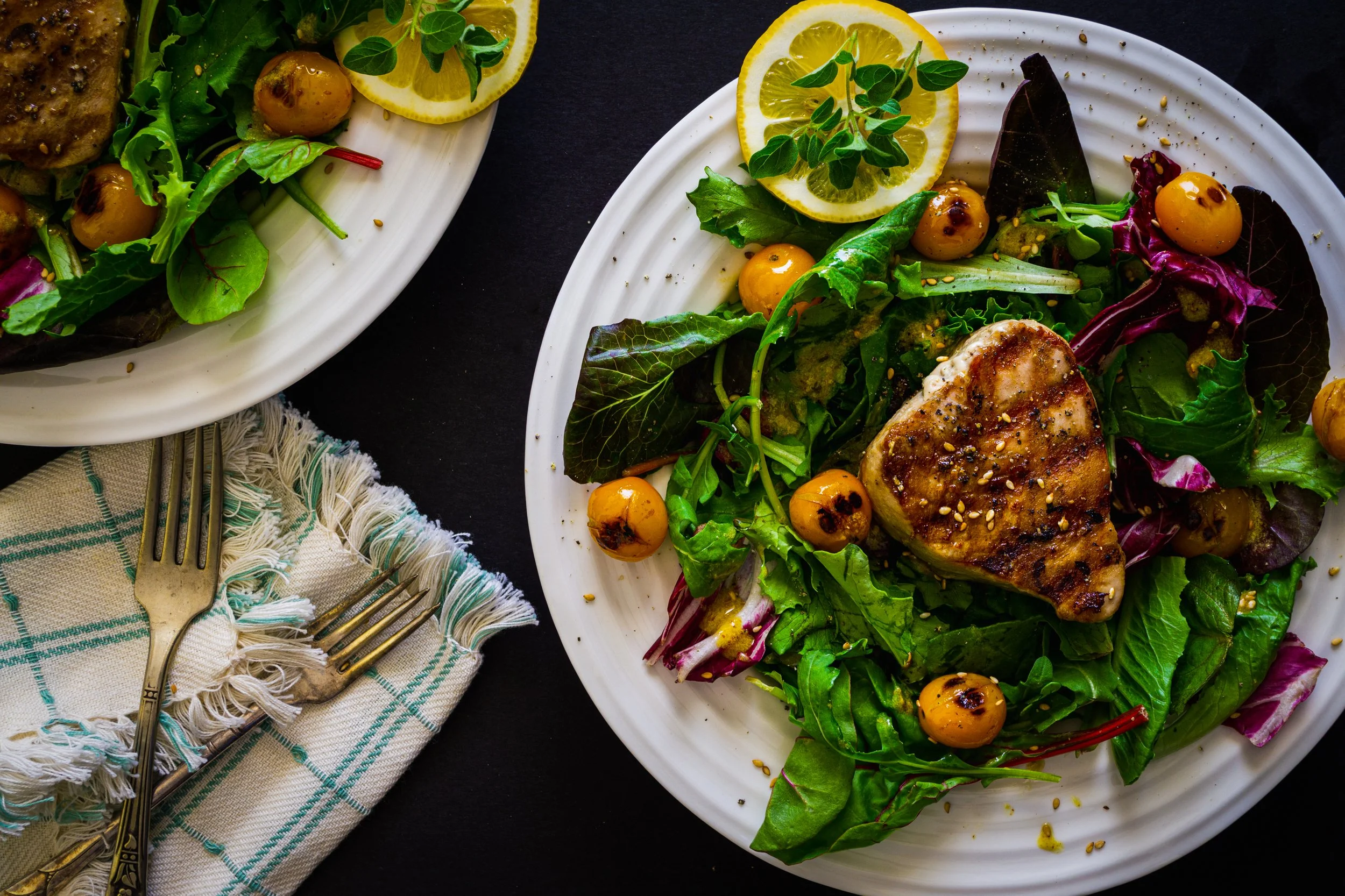 Hummingbird Recipe. Grilled Local Tuna. I served the tuna with cold sesame noodles with sliced fresh veggies, and grilled fresh corn. A quintessentially local summer dinner! 