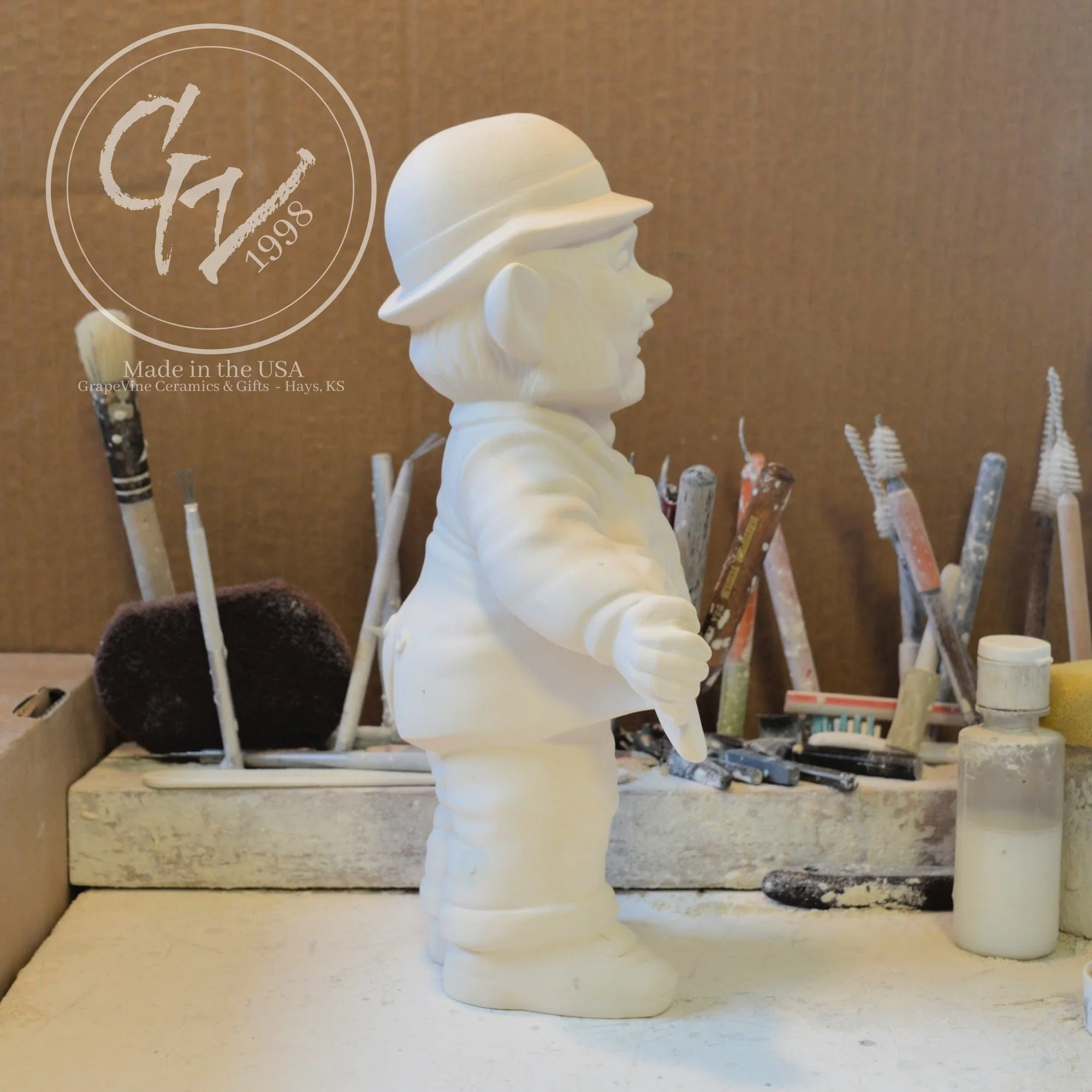 GrapeVine Ceramics-Leprechaun Greeter-Kansas 144.6.jpg