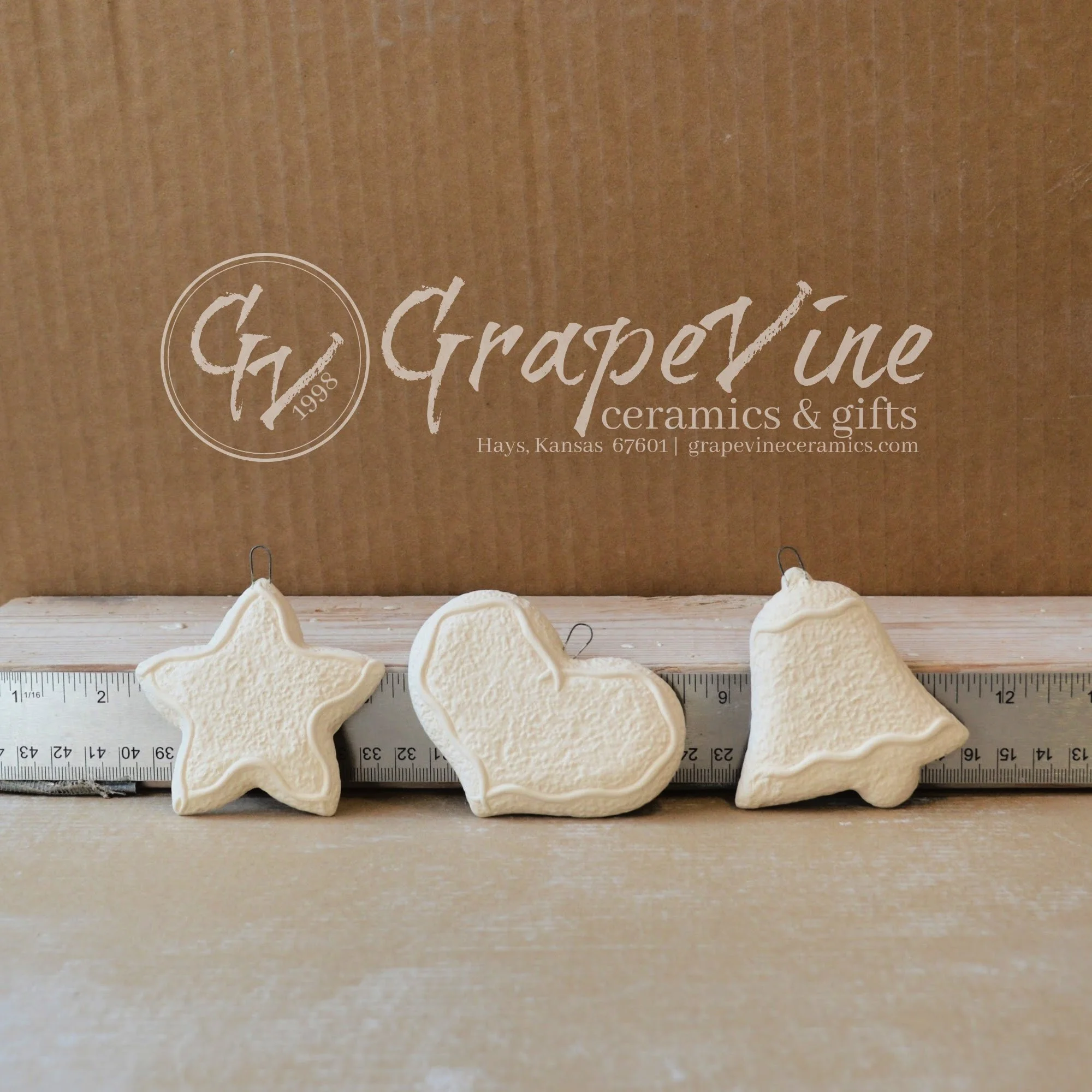 GrapeVine Ceramics-Heart Bell Star Ornament-Donas 582.0.jpg