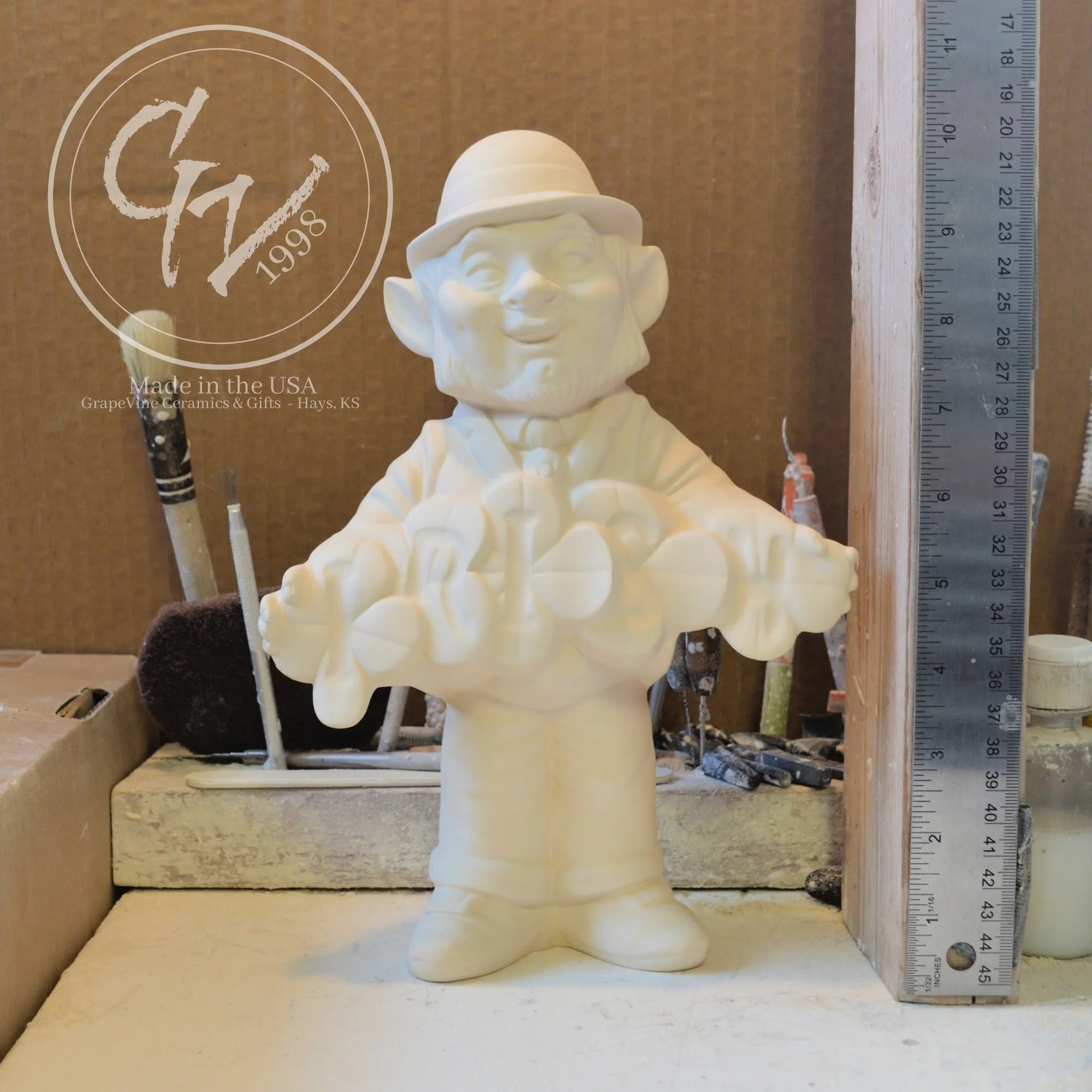 GrapeVine Ceramics-Leprechaun Greeter-Kansas 144.1.jpg