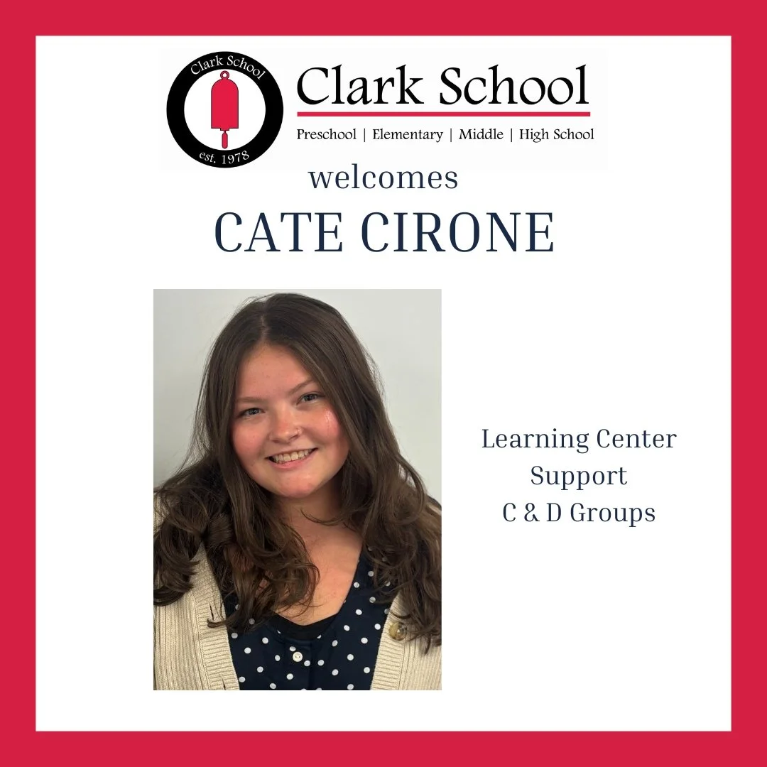 ✨ Please join us in welcoming back one of our own! ✨

We are thrilled to welcome Cate, Clark Alum and our newest Teacher, to the Clark School faculty. 🎉📚

#clarkschool #newstaff #teachers #welcome #alum #academicsupport #elementaryschool #k12learni