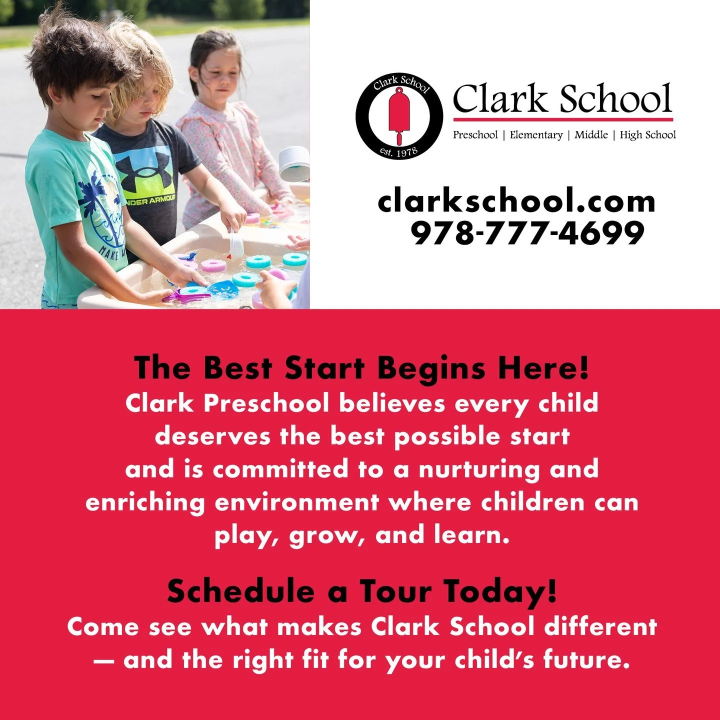 Big News! 🎉
Clark Preschool is expanding into our brand-new Preschool space next week!

✨ Grand Opening Coming Soon ✨

We&rsquo;re now welcoming even more little learners (ages 2.9+) into our warm, engaging preschool classrooms.Come see what makes C