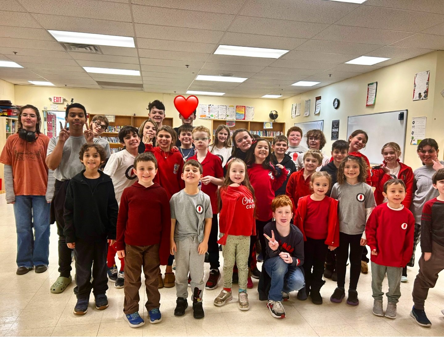 Spirit week day 3: Clark School Spirit! ❤️