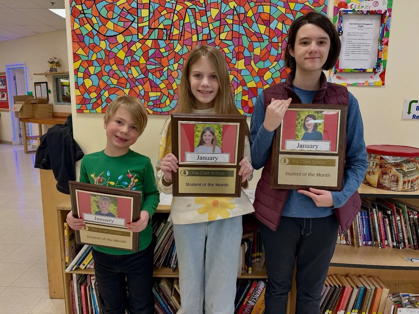 Congratulations to our Lower School and Middle School students of the month for January!