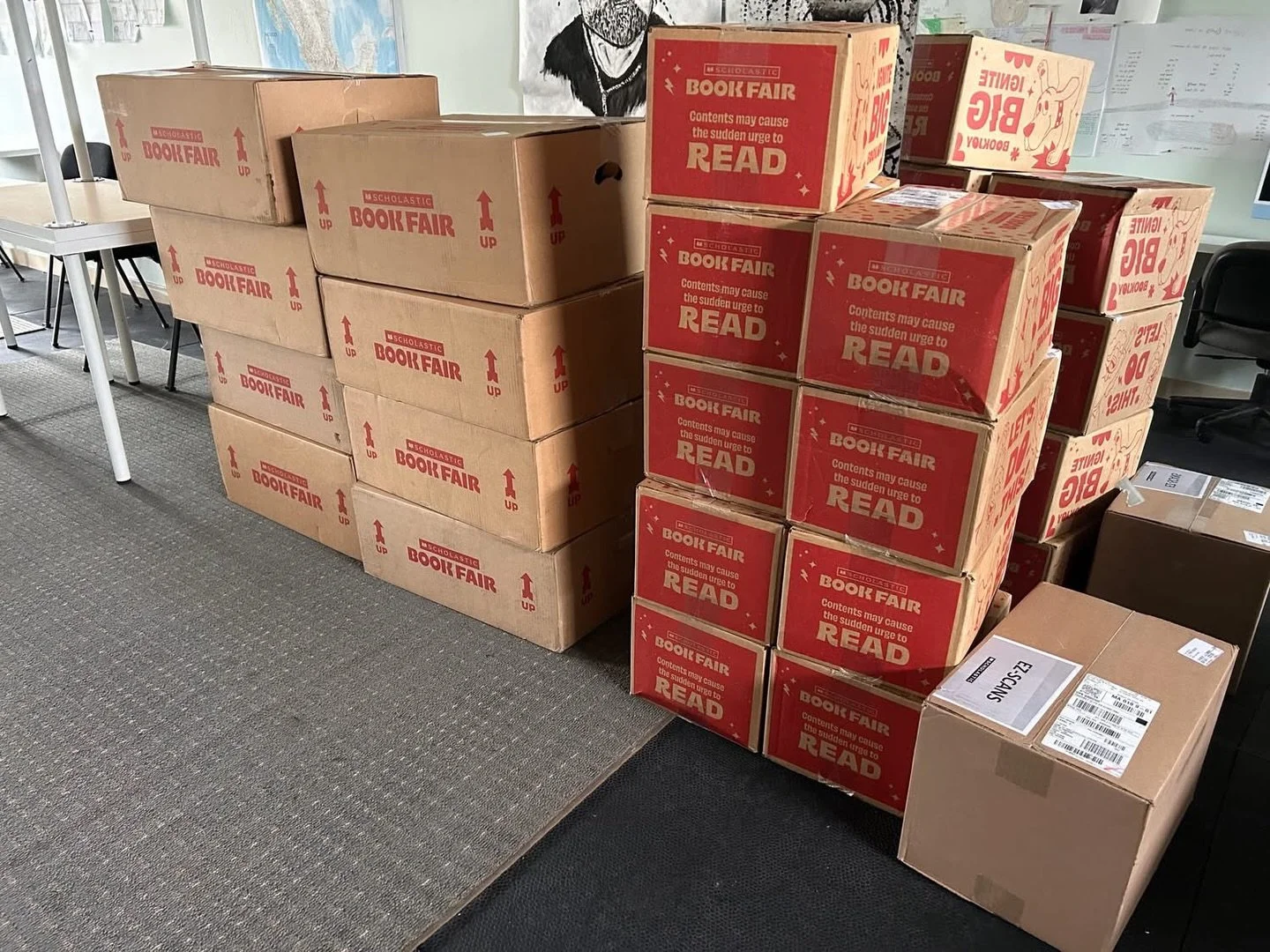 It&rsquo;s really happening! The book fair books are HERE!