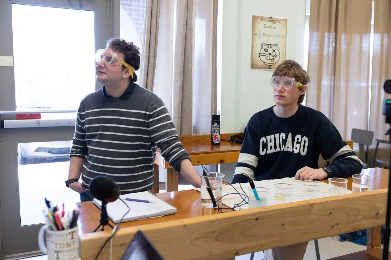 At Clark, learning comes to life in the lab 🔬 Our Chemistry A students explored ionic vs. covalent bonding as they worked to identify unknown compounds through hands-on investigation.