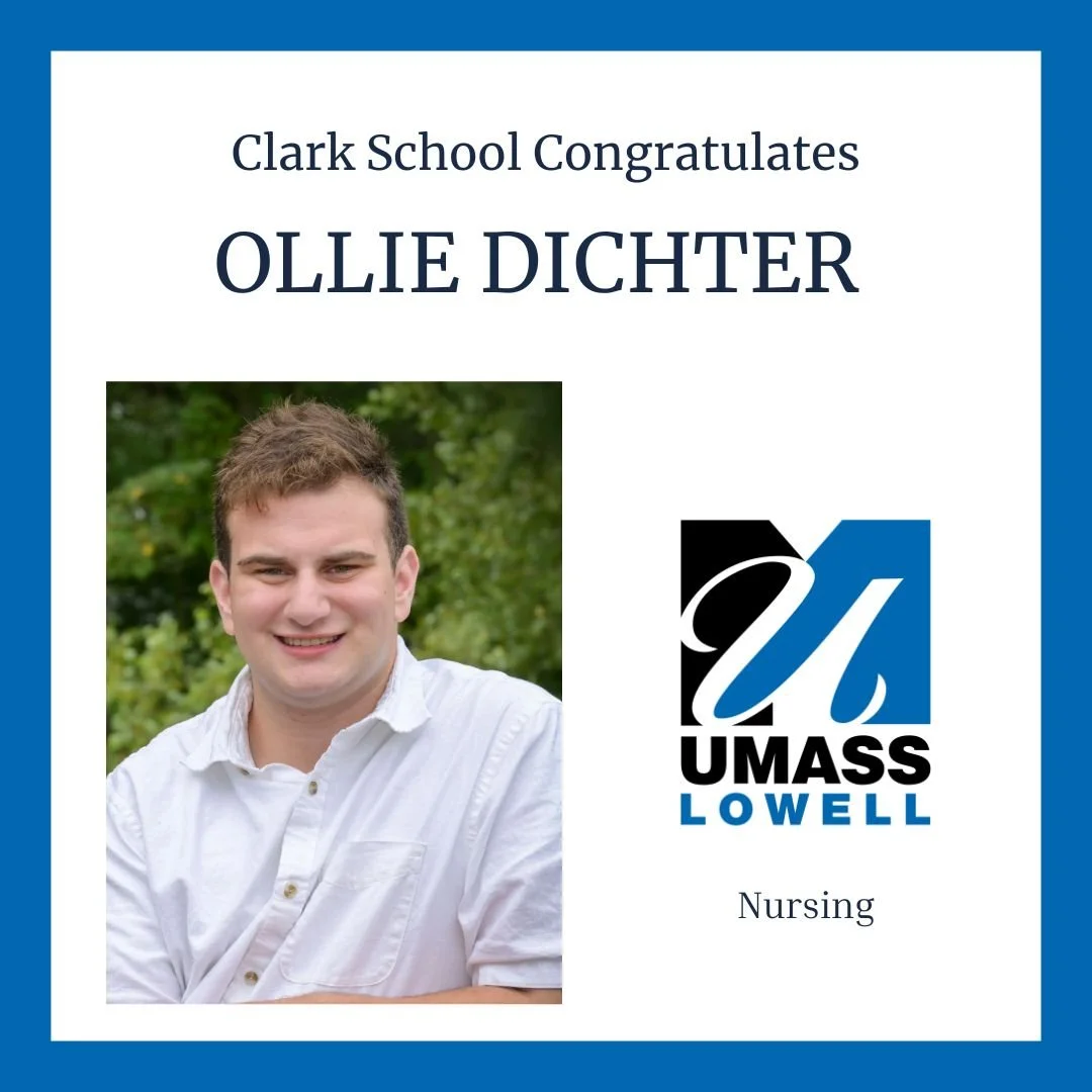 Ollie Dichter is headed to UMass Lowell to study nursing&mdash;and we couldn&rsquo;t be more proud 💙

For his internship, he is working in the preschool at Aspire Development Services, which provides preschoolers a play-based, supportive environment