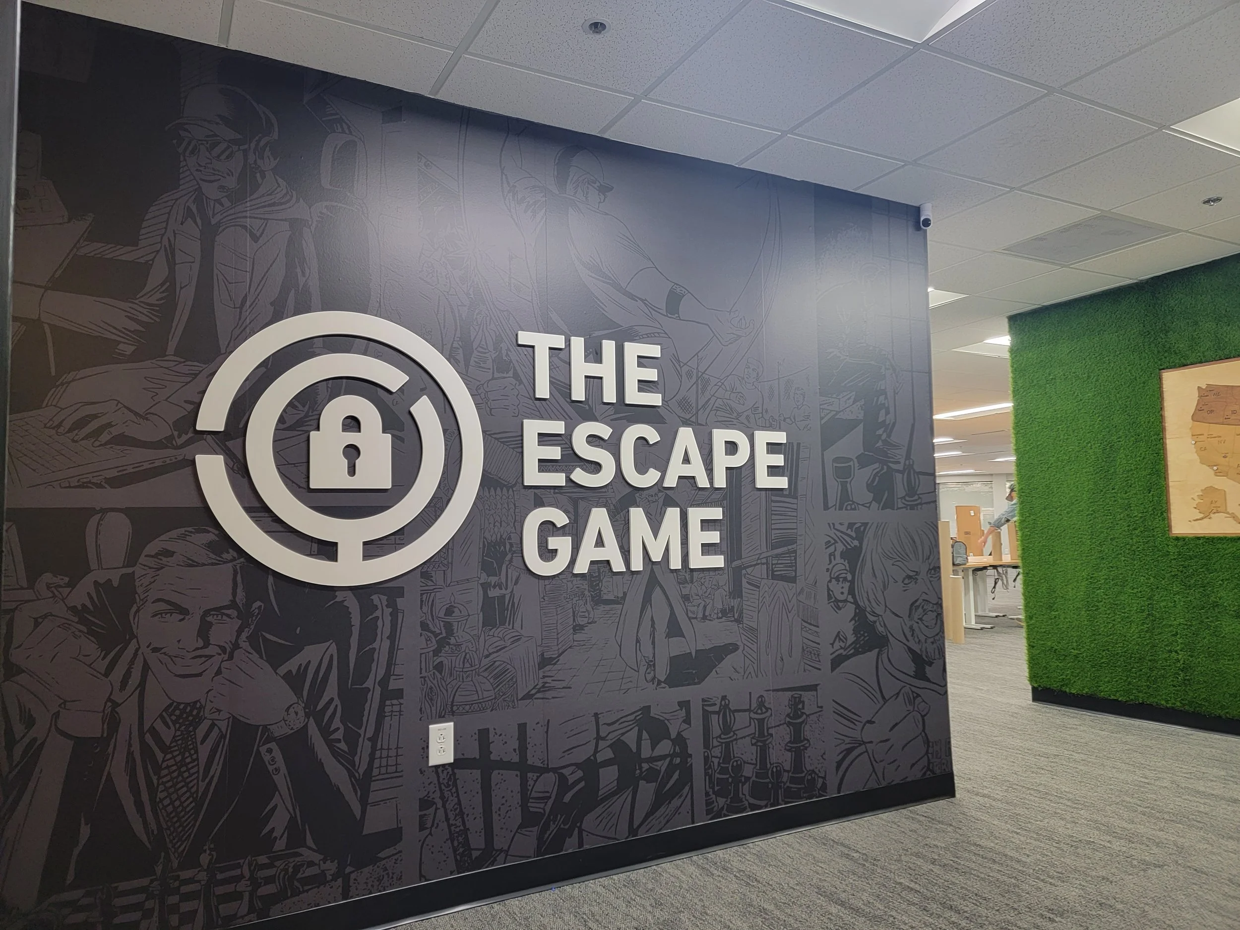 Interior Dimensional PVC Sign
The Escape Game (Headquarters)
Brentwood, TN