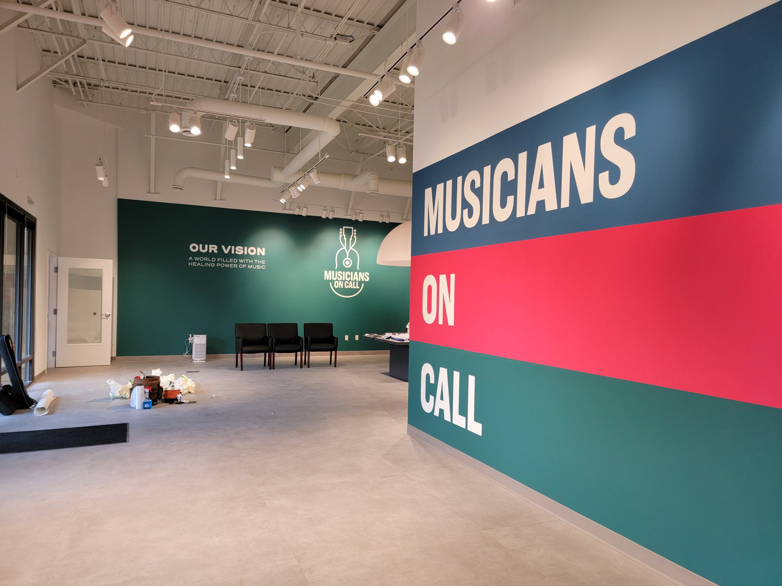 Musicians On Call wall
Wall Graphics
Musicians On Call
Nashville, TN