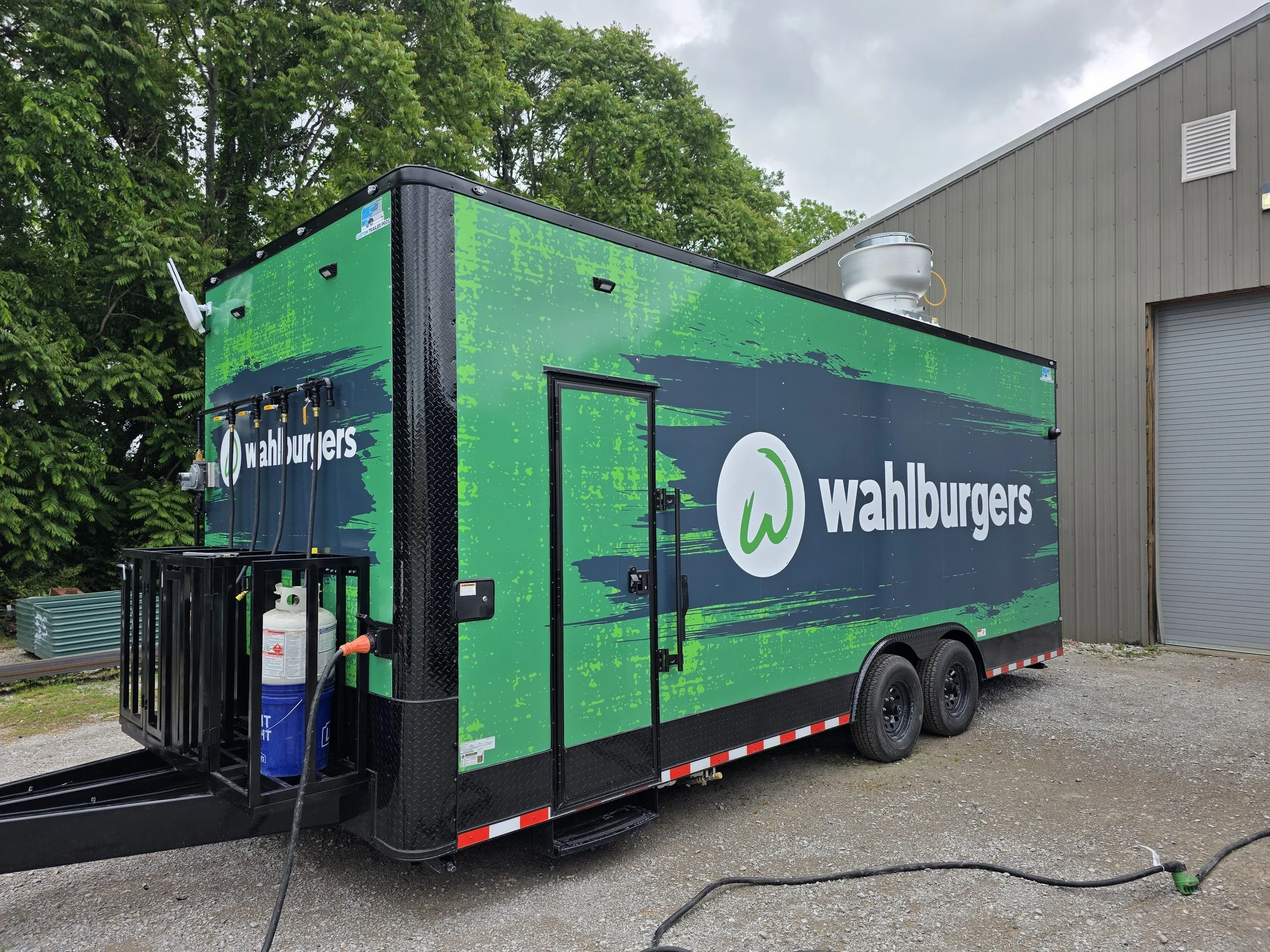 Vinyl Wrap on a Food Trailer
Custom Trailer Pros (Wahlburgers)
Columbia, TN