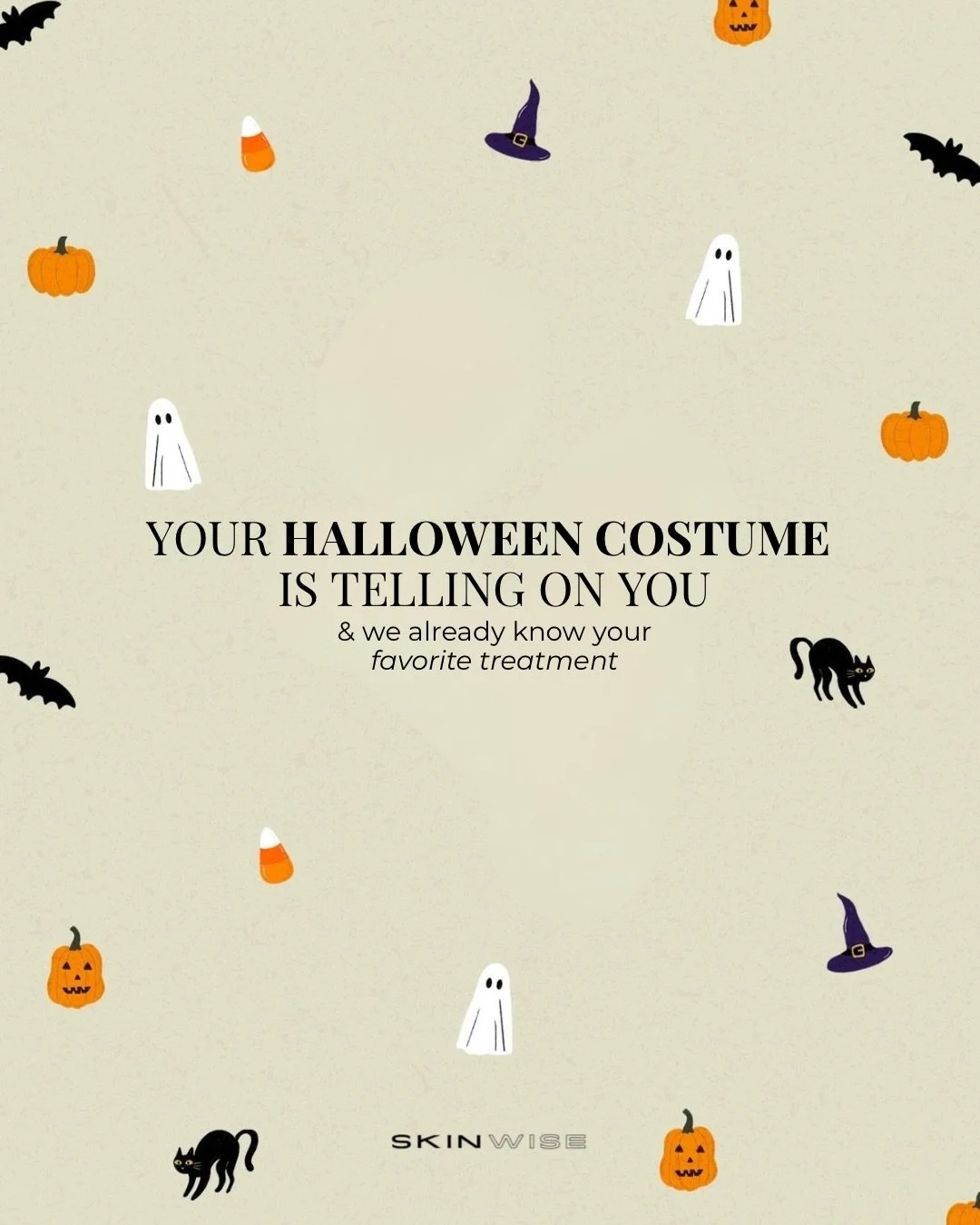 Your Halloween costume says more about you than you think&hellip; and we&rsquo;re here to expose you!

Swipe to find your treatment match, and tell us&hellip; did we nail it or are you dressing up as something else next year? 👻