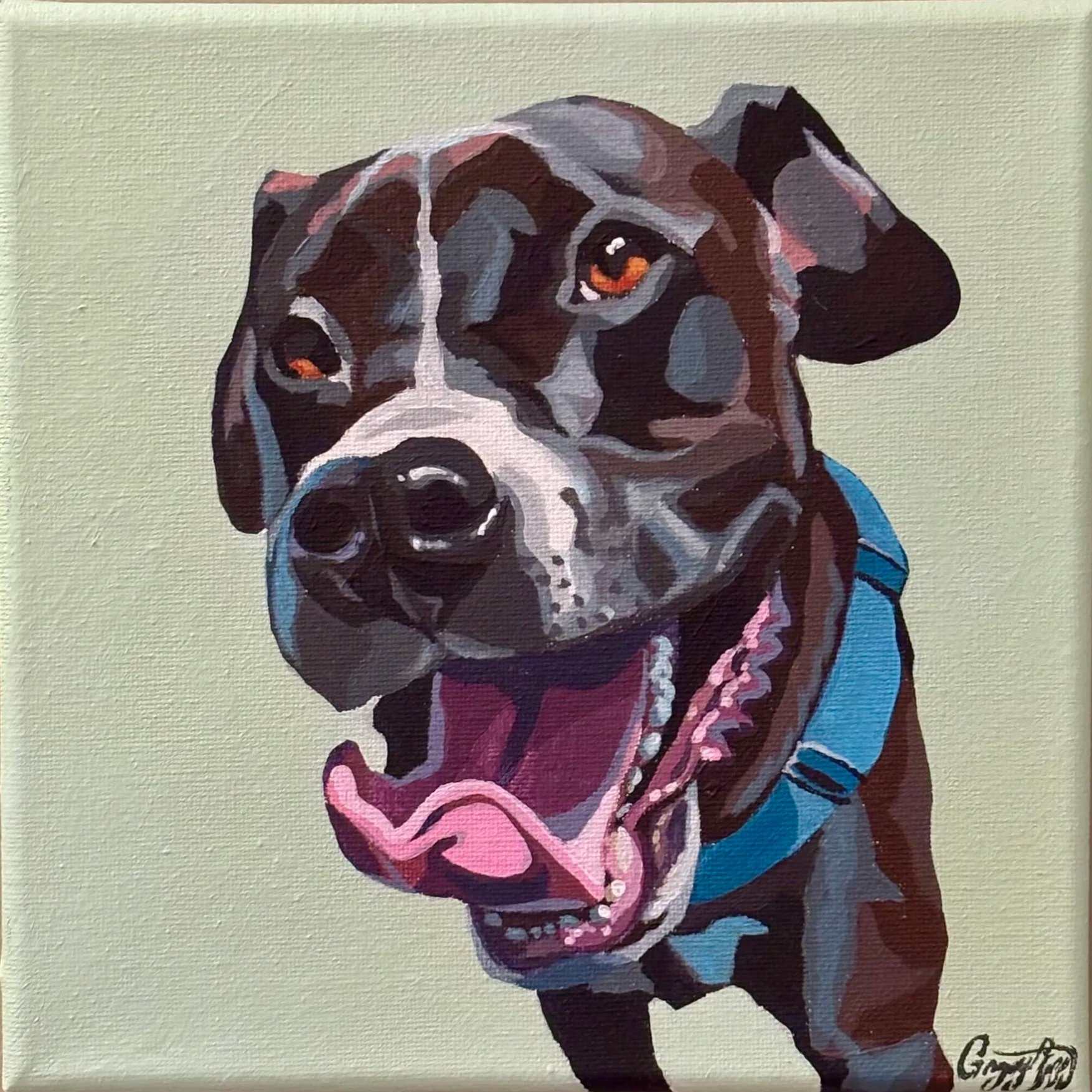 "Murphy" 2025, 8"x8"