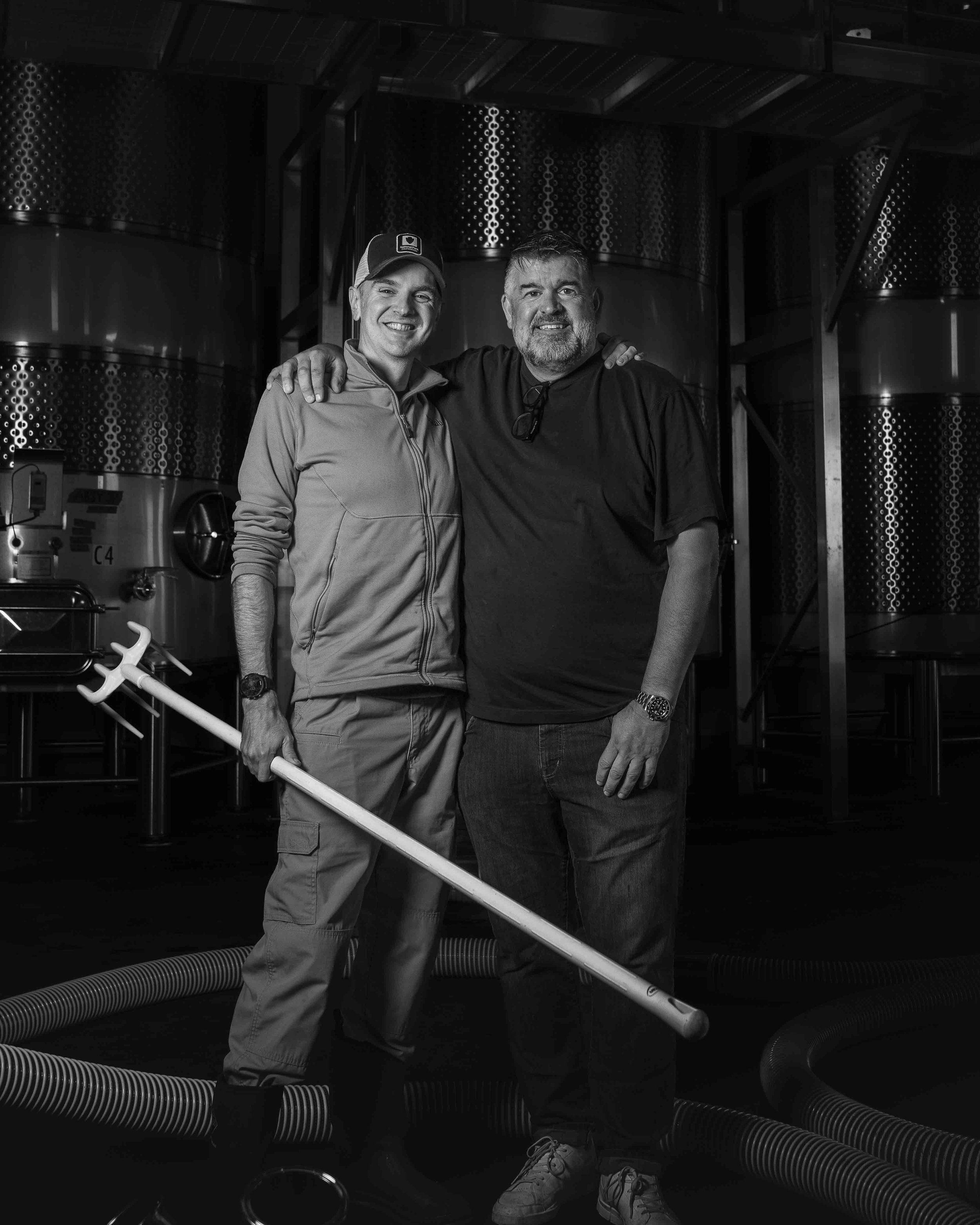 Winemakers Mark McNeilly &amp; Mike Macmorran