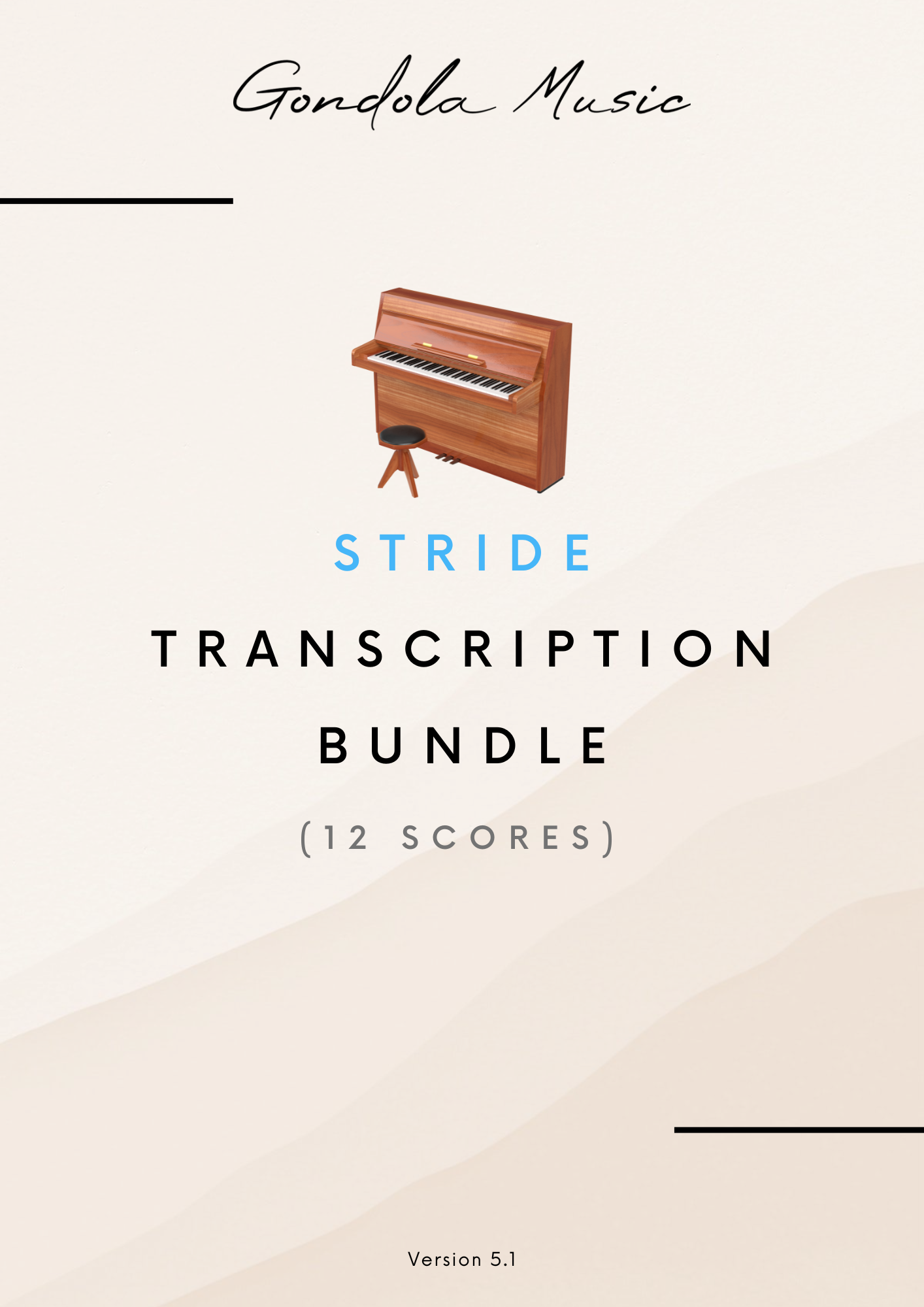 Stride Transcriptions Bundle | 12-in-1 BUNDLE