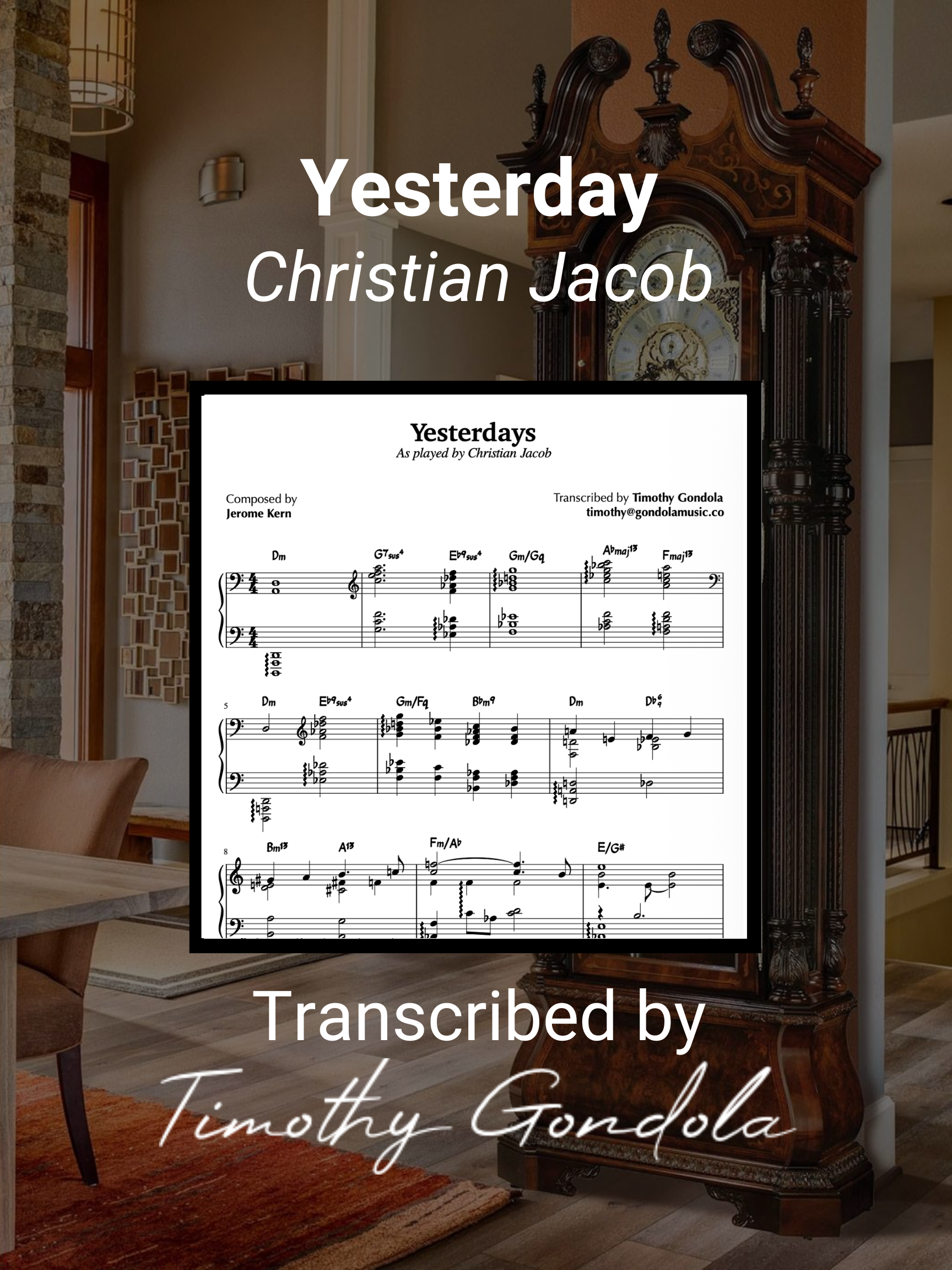 [Christian Jacob] Yesterday