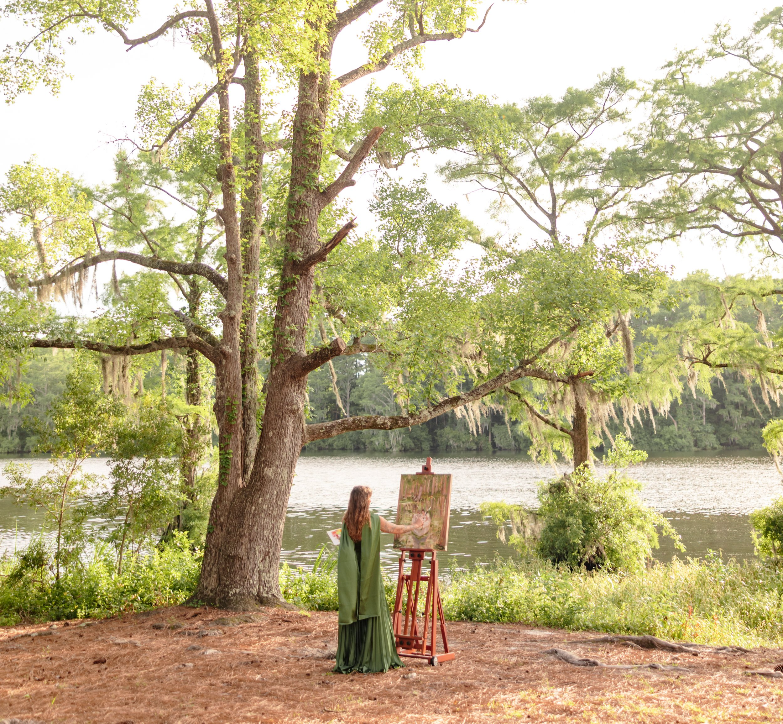 Live Wedding Painting Charleston Wedding