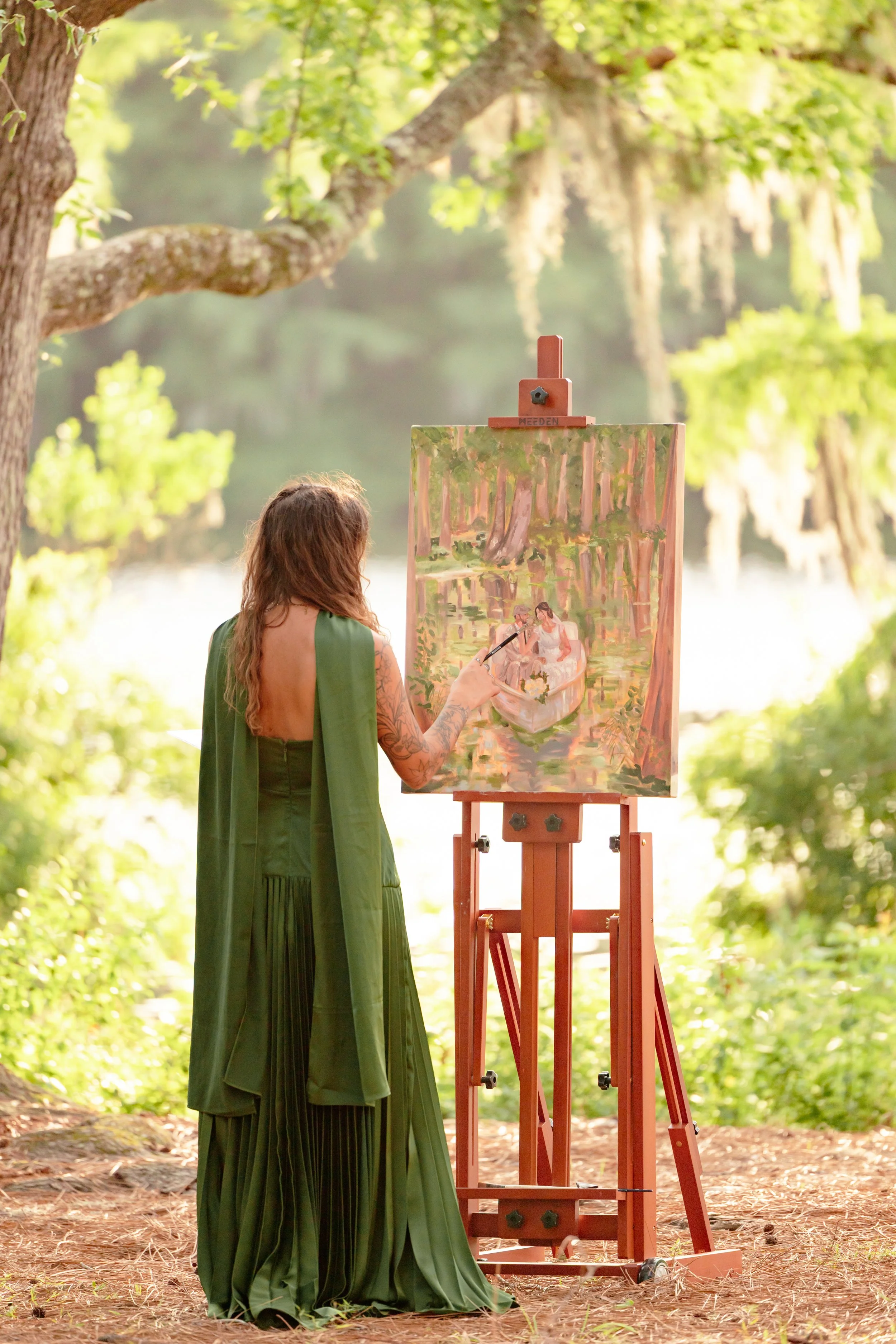 A Live Wedding Painters Branding Shoot with My Friend, Photographer Aubrey Elizabeth