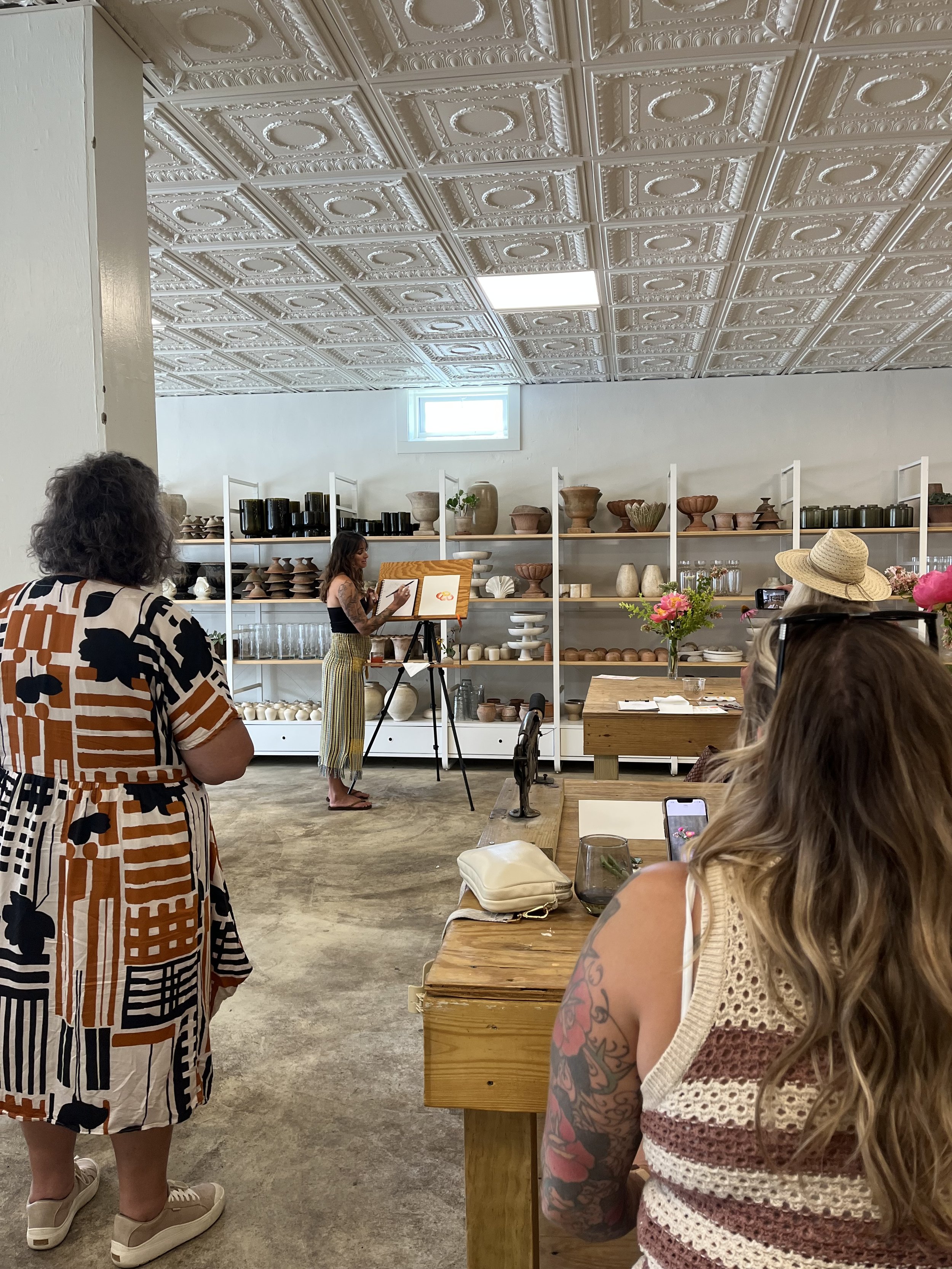 Watercolor Workshop at Perennial Harbor