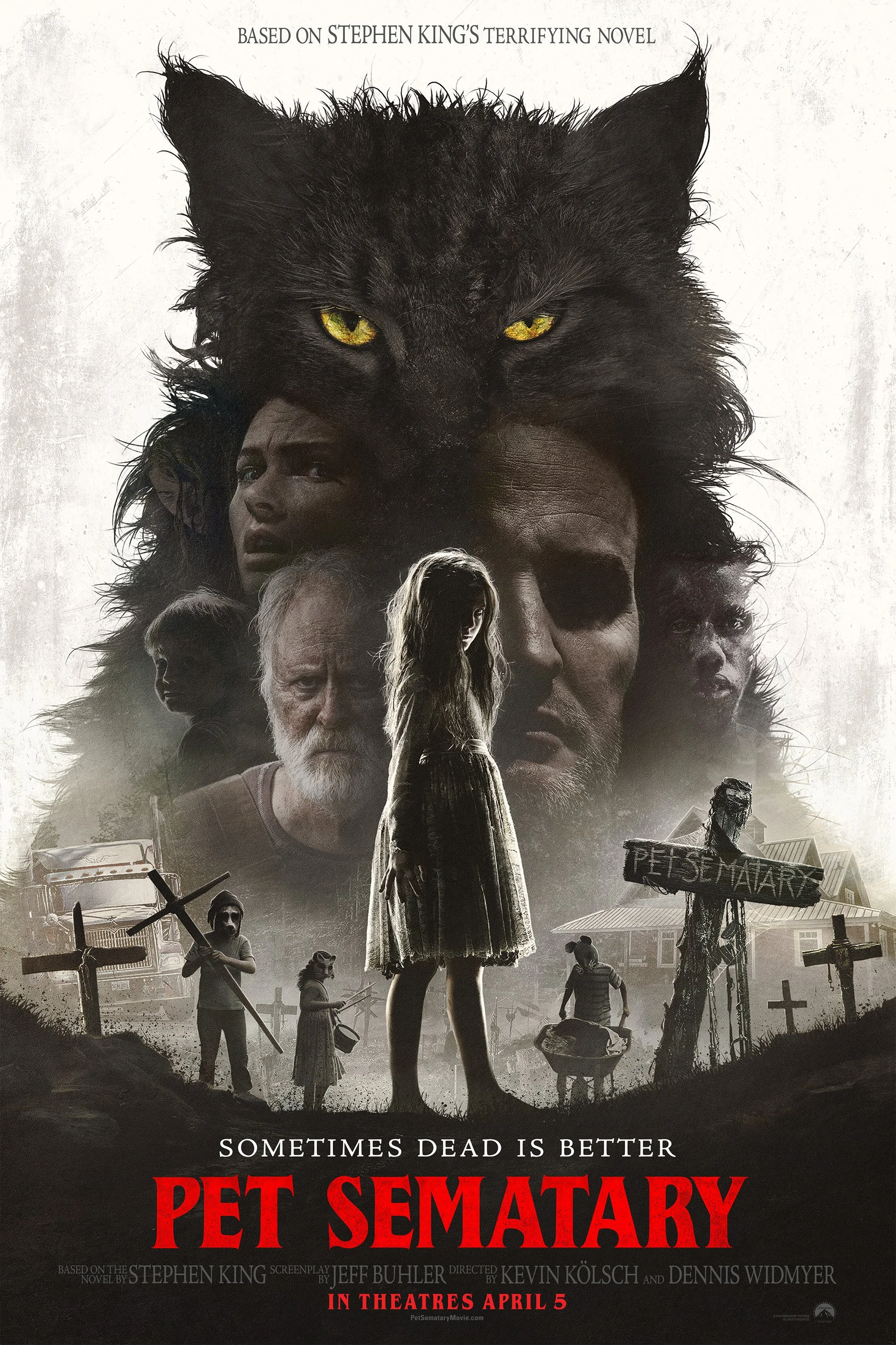 Pet Sematary' based on Stephen King's novel movie poster