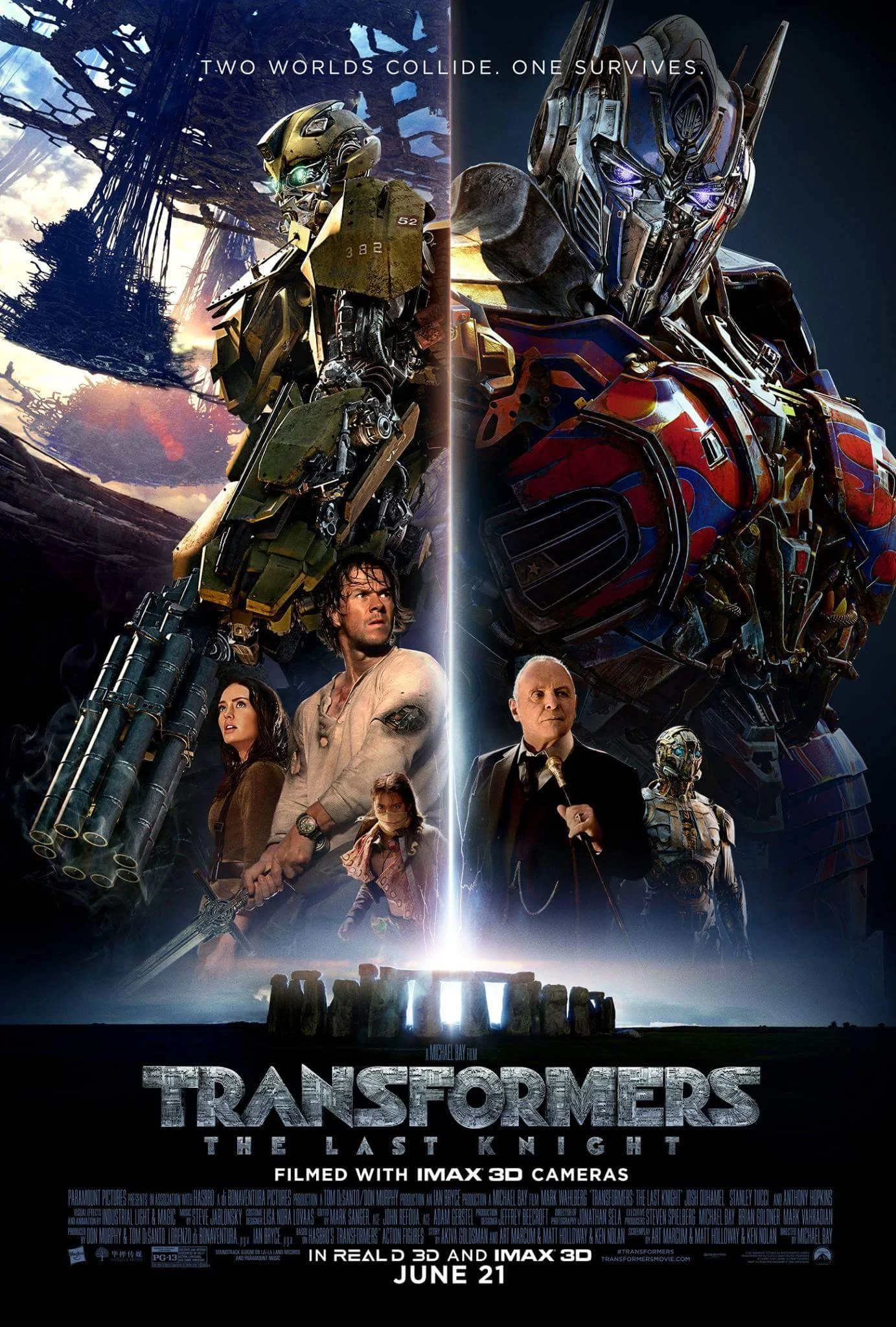 'Transformers: The Last Knight' movie poster
