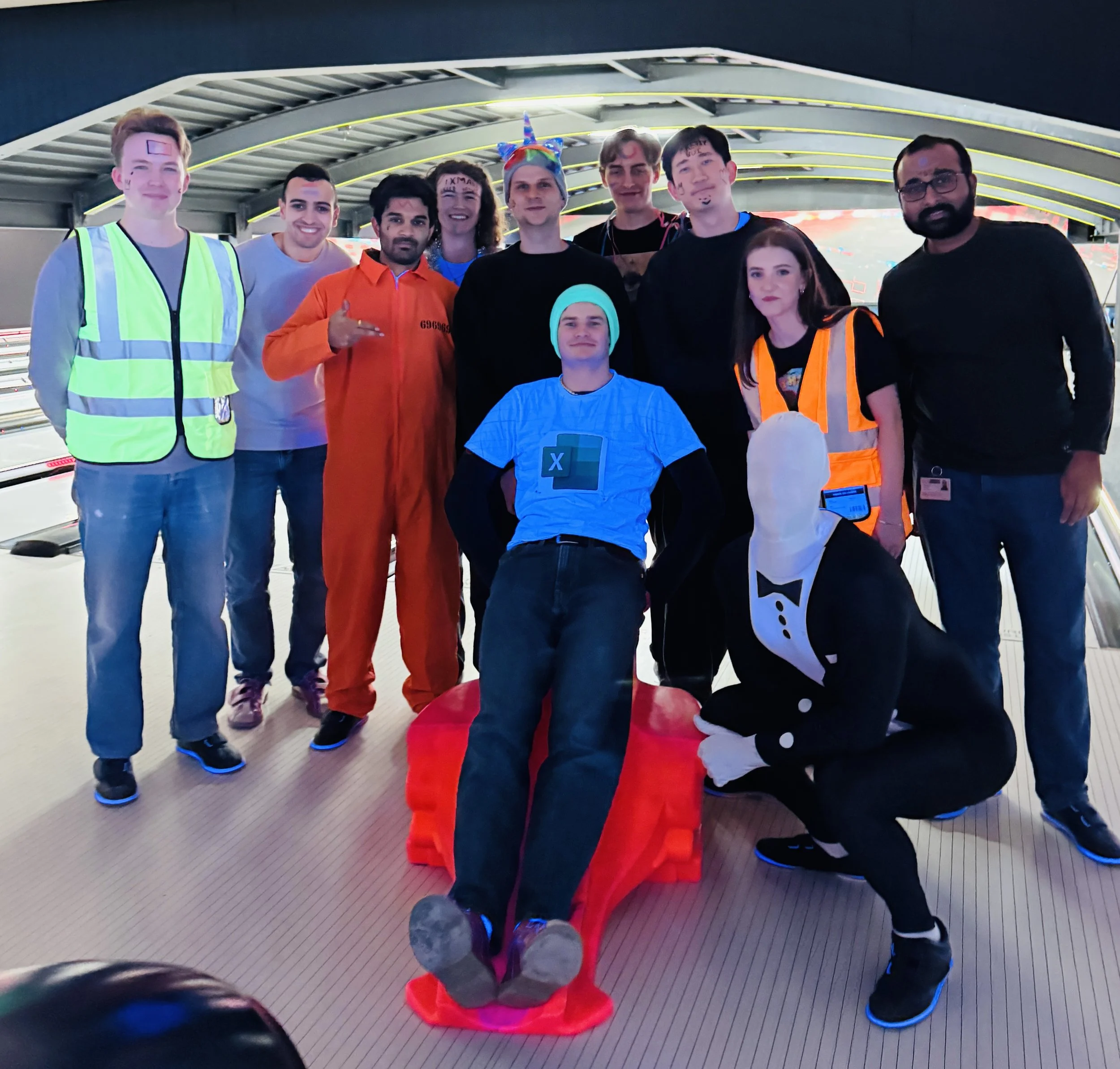 Feldmann Lab group bowling 2026