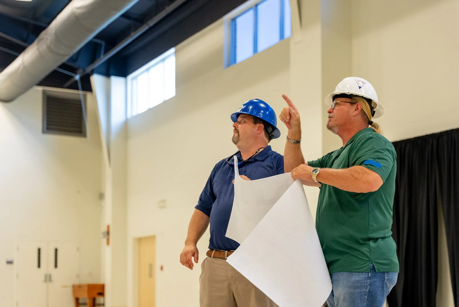An active project site showing how coordinated engineering decisions support construction progress and long-term performance.