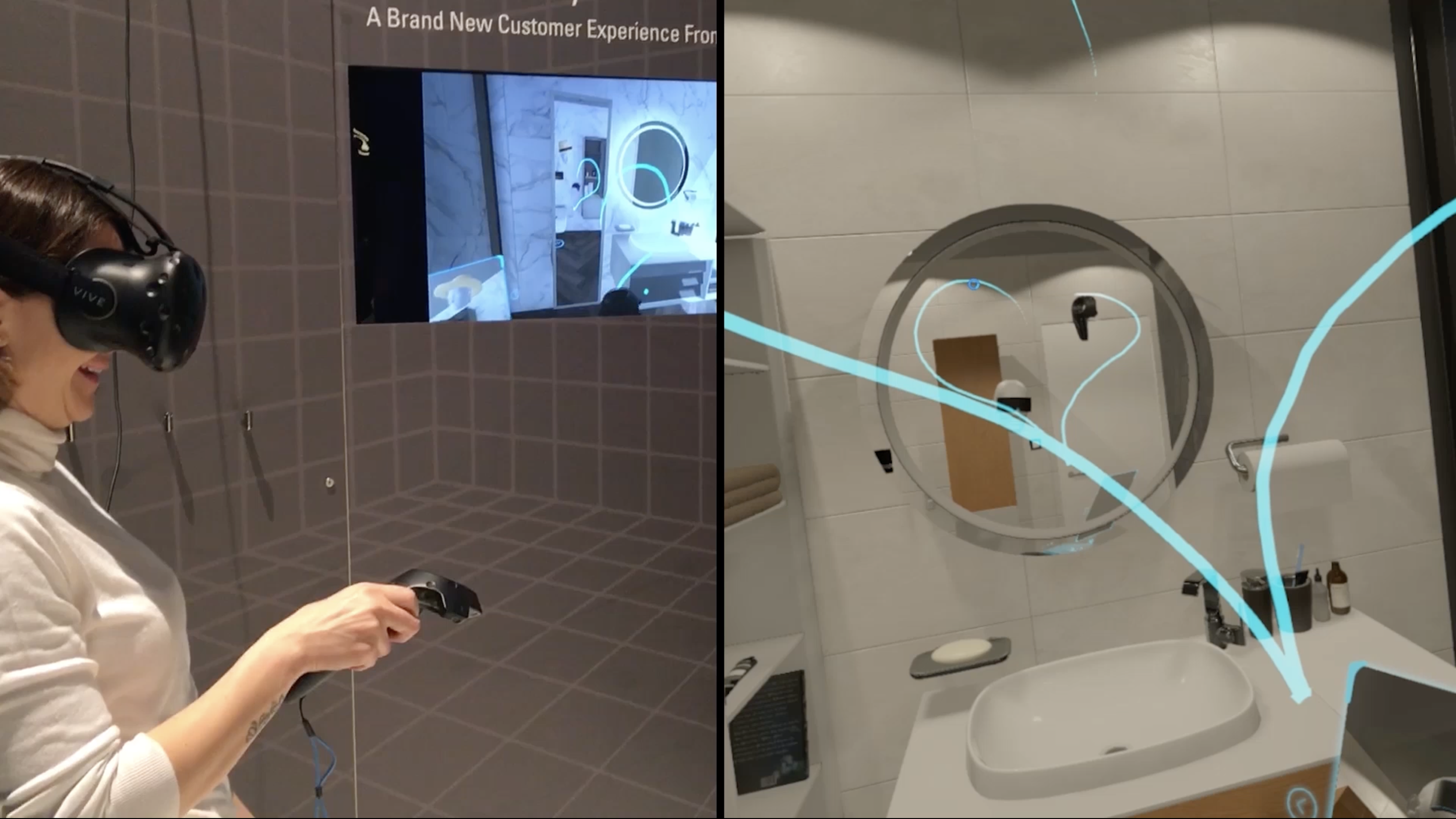 In this mode, the user can customize their avatar, draw in the air to add to the composition and take a selfie.