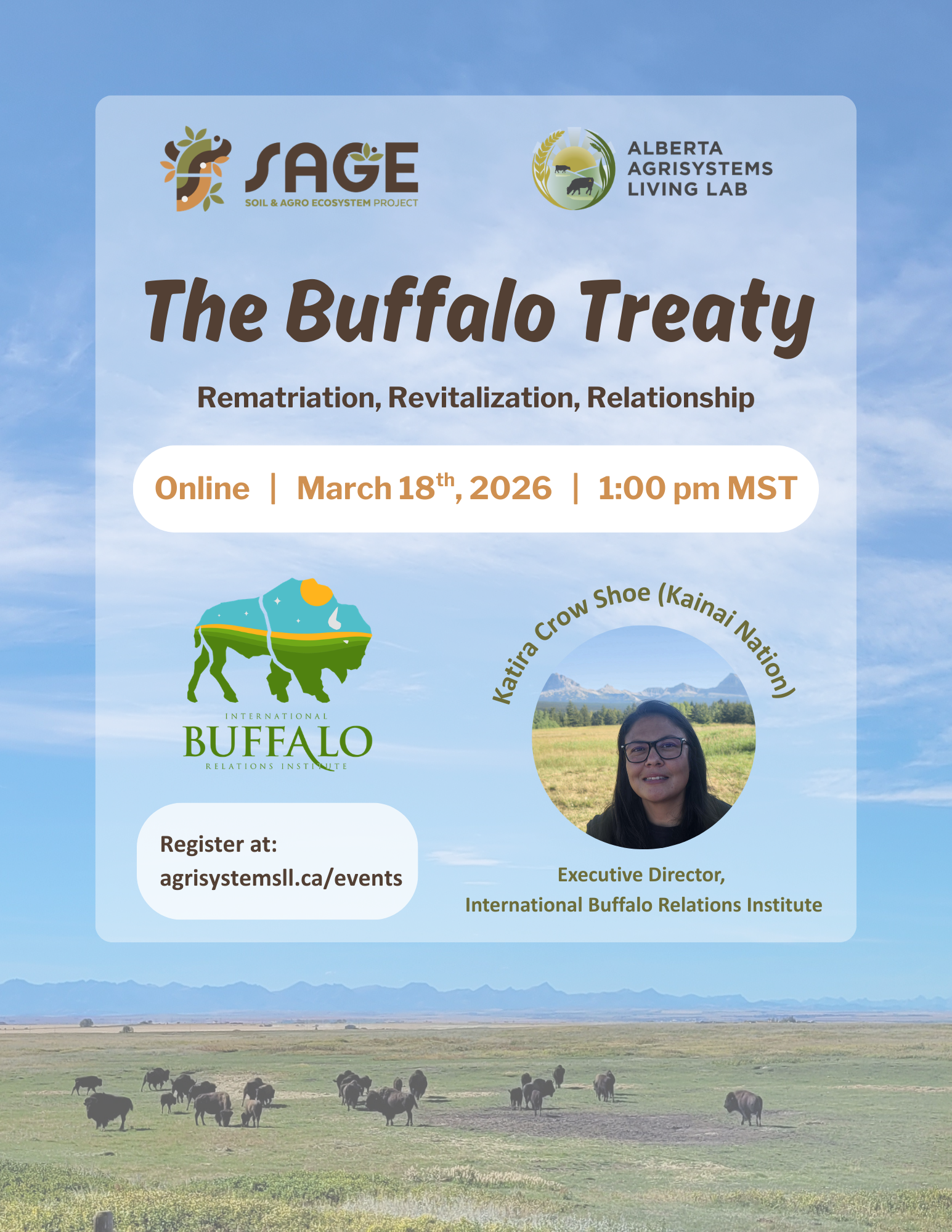 The Buffalo Treaty: Rematriation, Revitalization, Relationship