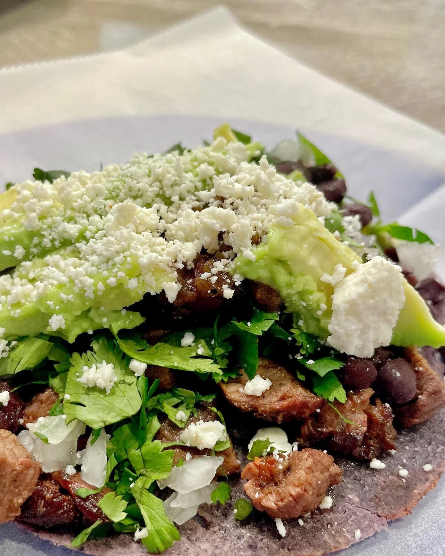 Happy Taco Tuesday! 🌮 
Enjoy this taco close up of our Taco Azul 💙 Have you tried it yet? 💭 

Visit Taco Centro, located in Downtown San Diego&rsquo;s Gaslamp Quarter!

📍 539 Island Ave San Diego, CA

#tacocentrosd #tacotimesd 
&bull;
&bull;
#bes