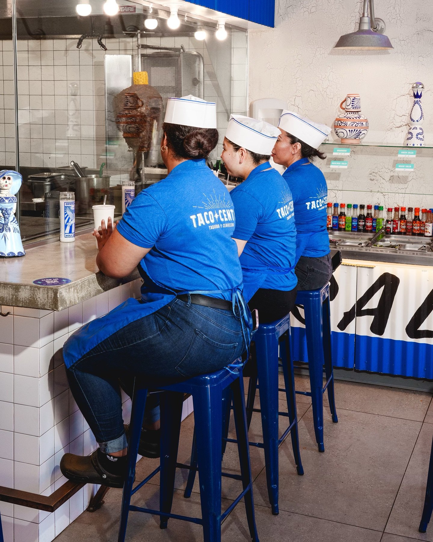 Happy Taco Tuesday from our amazing team to you! 💙

If you're in the mood for some delicious Al Pastor Tacos, come on by and grab two - we'll throw in the third one for free! 🌮 And don't forget about our Happy Hour special that runs all day long. ✨