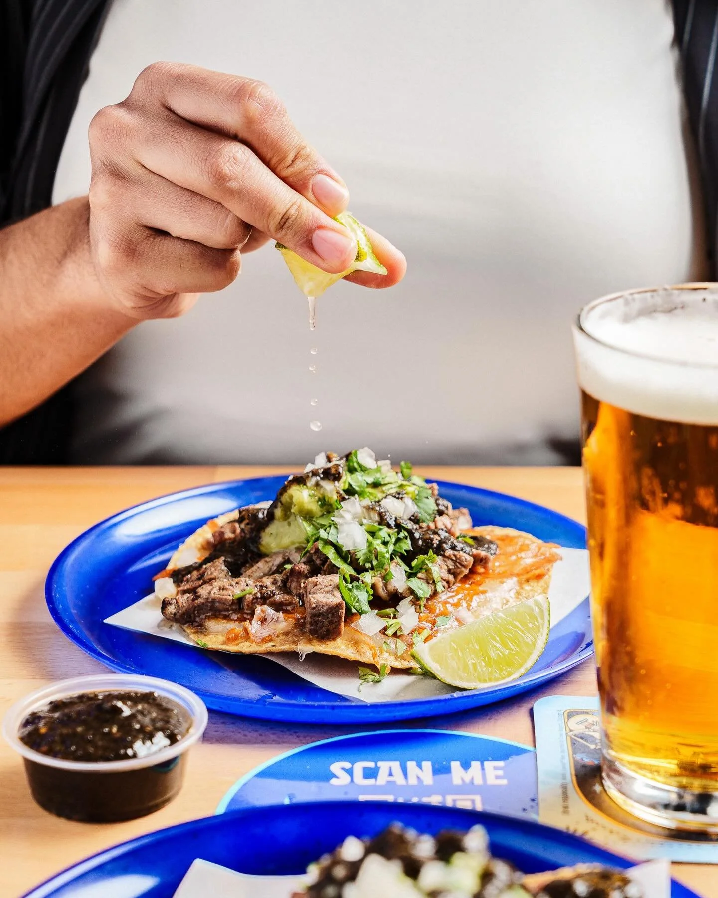 That sublime moment when the lime hits your Volc&aacute;n de Asada&hellip; and suddenly life just makes sense.&rdquo; 🫠🔥🍋🌋#TacoCentro
&bull;
👉🏼Visit Taco Centro, located in Downtown San Diego&rsquo;s Gaslamp Quarter &amp; Little Italy San Diego