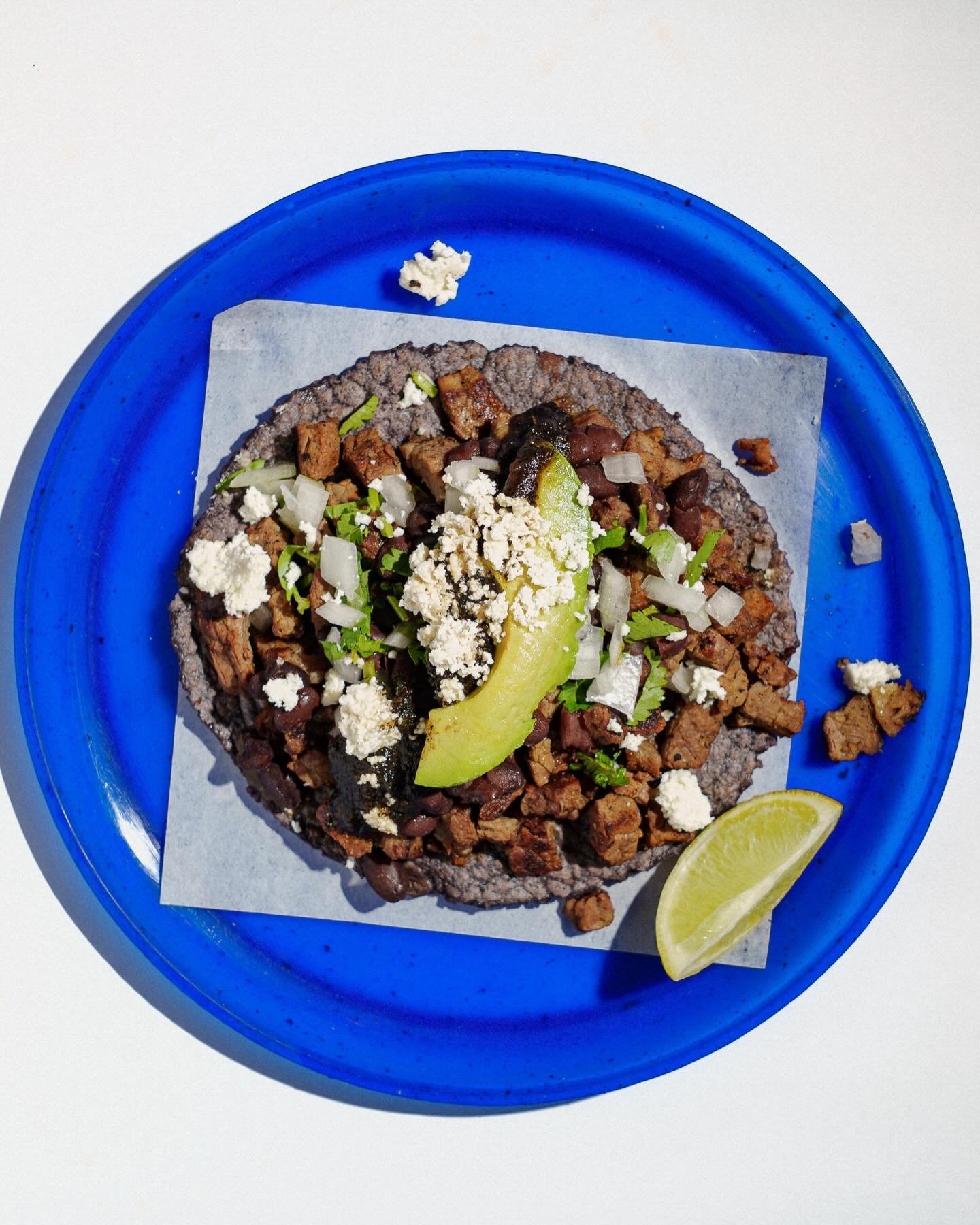 Blue corn tortilla, melted queso seco, and juicy carne asada made to perfection. 🌮⭐️🔵 #TacoCentroSD
One bite and you&rsquo;ll know why Taco Centro hits different.

Come taste the real flavor.
&bull;
📍 2171 Kettner Blvd, San Diego, CA 
📍 539 Islan